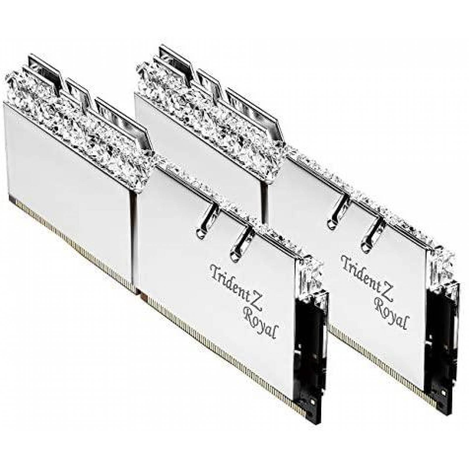 Memoria G.Skill Trident Z Royal 32GB DDR4(2x16GB) -Plata