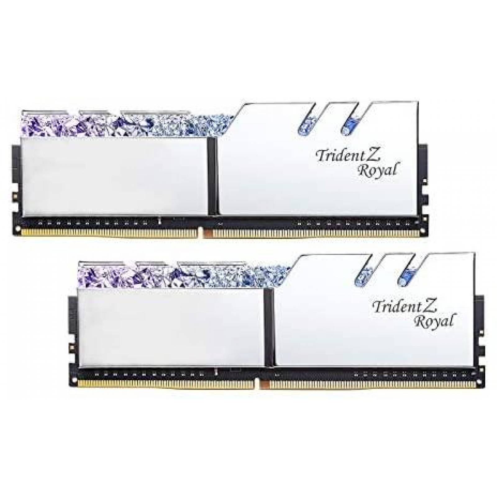 Memoria G.Skill Trident Z Royal 32GB DDR4(2x16GB) -Plata