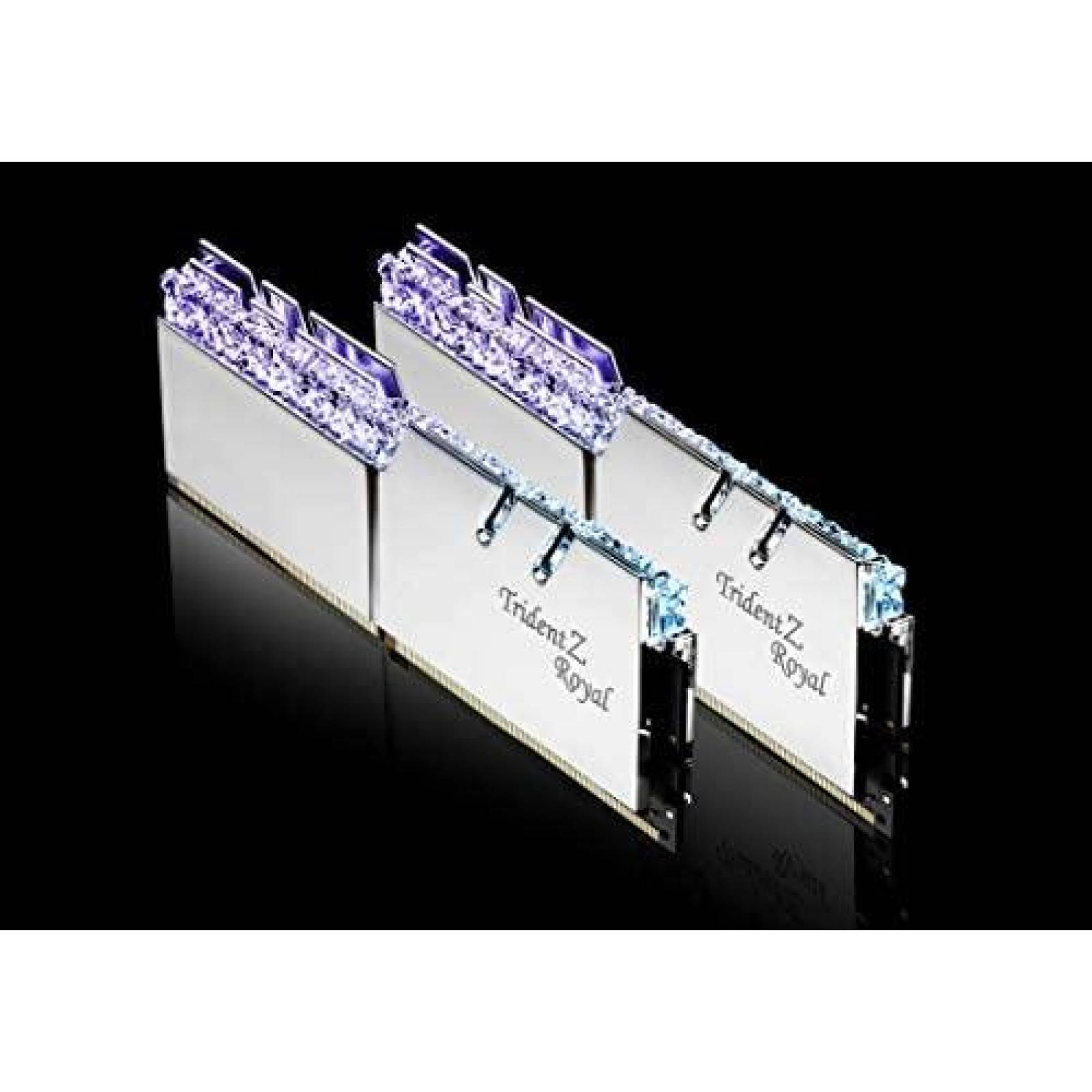 Memoria G.Skill Trident Z Royal 32GB DDR4(2x16GB) -Plata