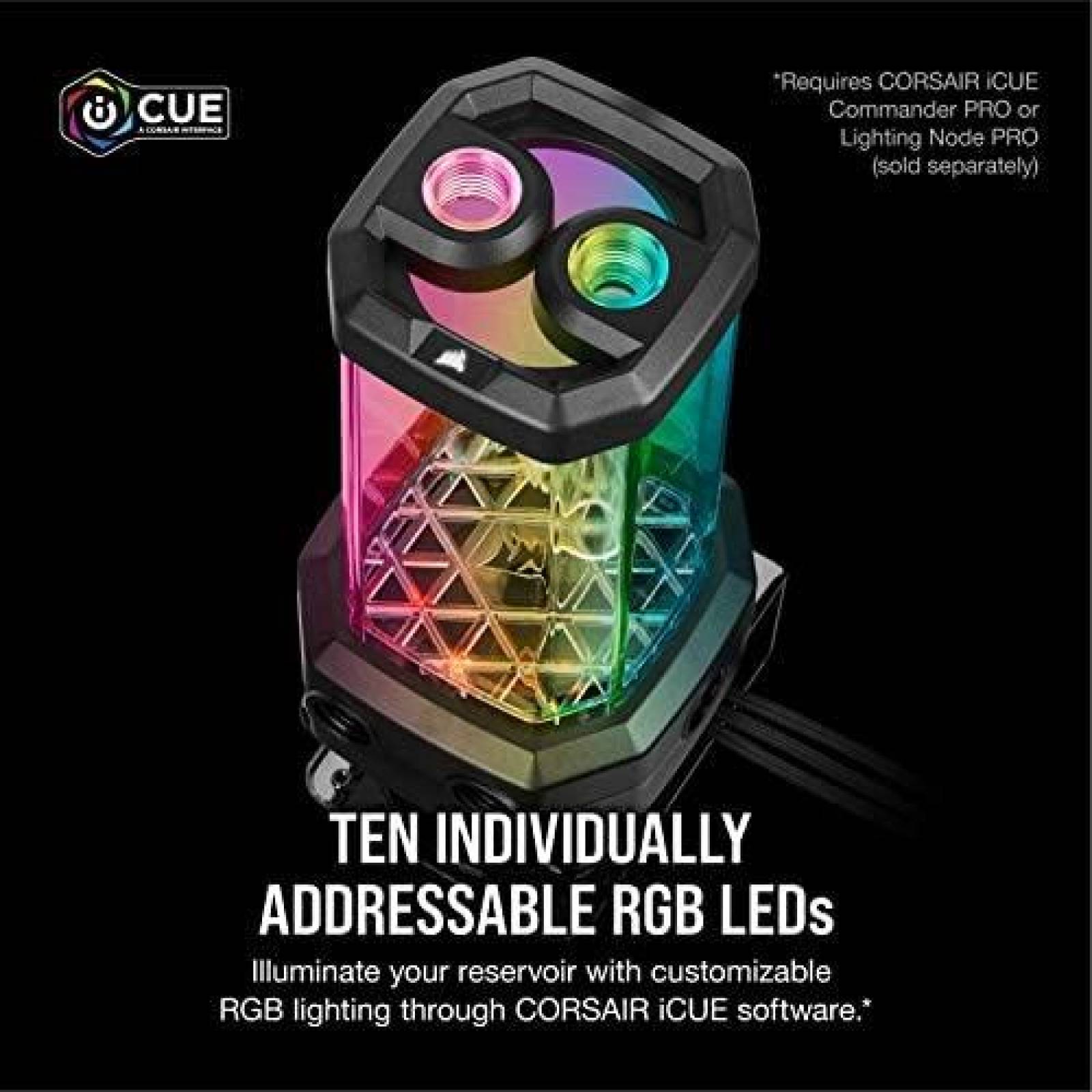 Sensor de Temperatura Corsair Hydro X Series XD5 RGB -Negro