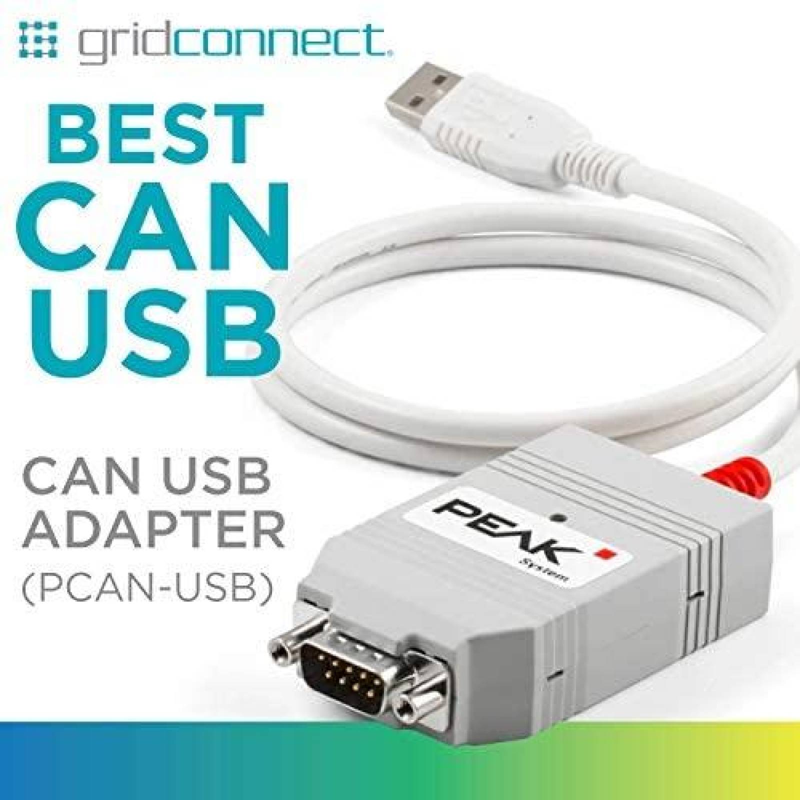 Adaptador Grid Connect PCAN- USB USB a CAN Sub-D de 9 Pines