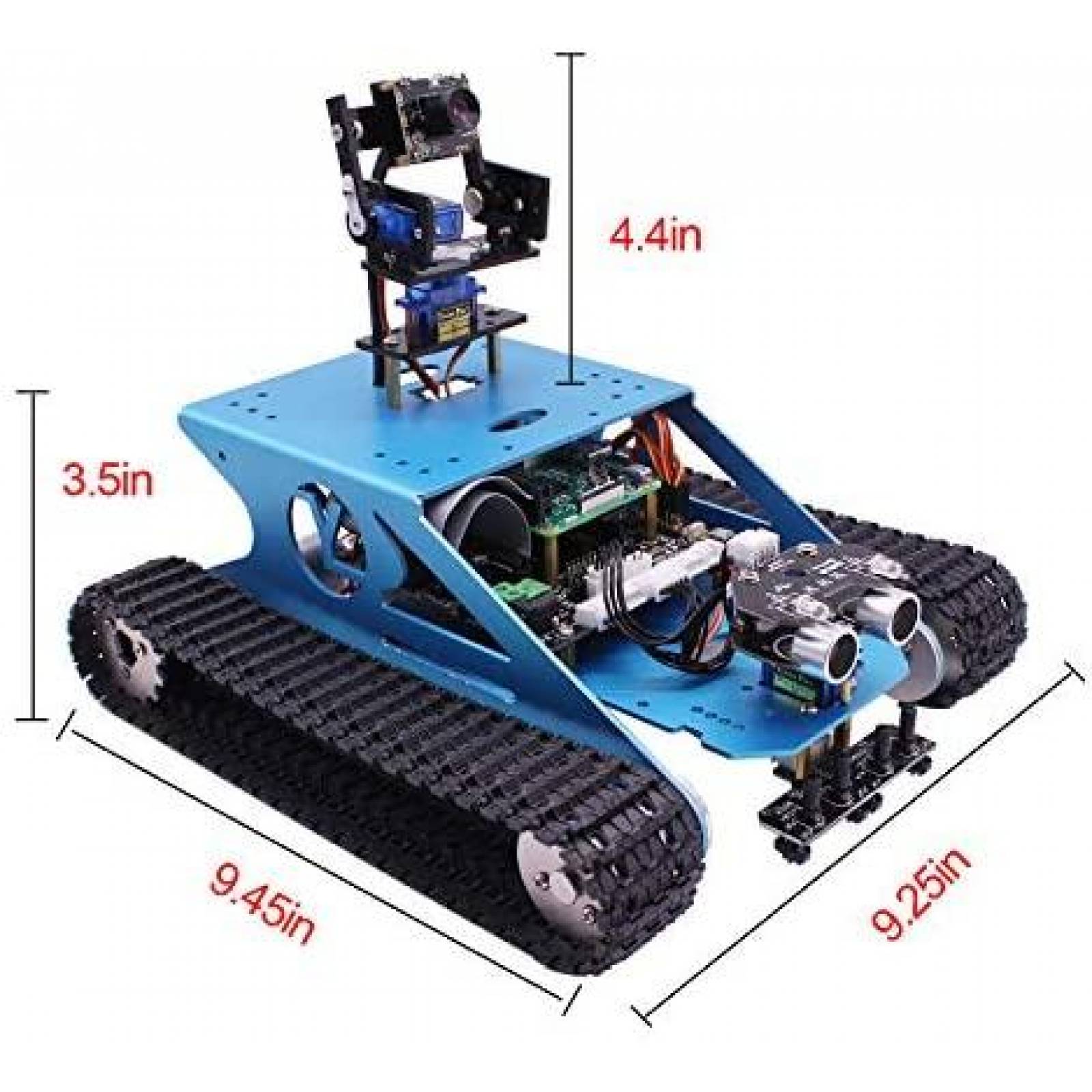 Robot Yahboom G1 tank Electronico y Programable -Azul