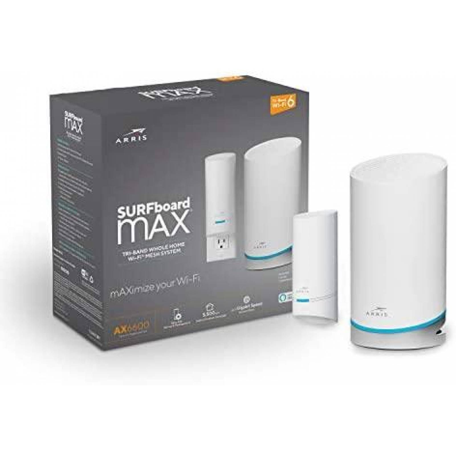 Router ARRIS Surfboard Sistema de malla Wi-Fi 6 -Blanco