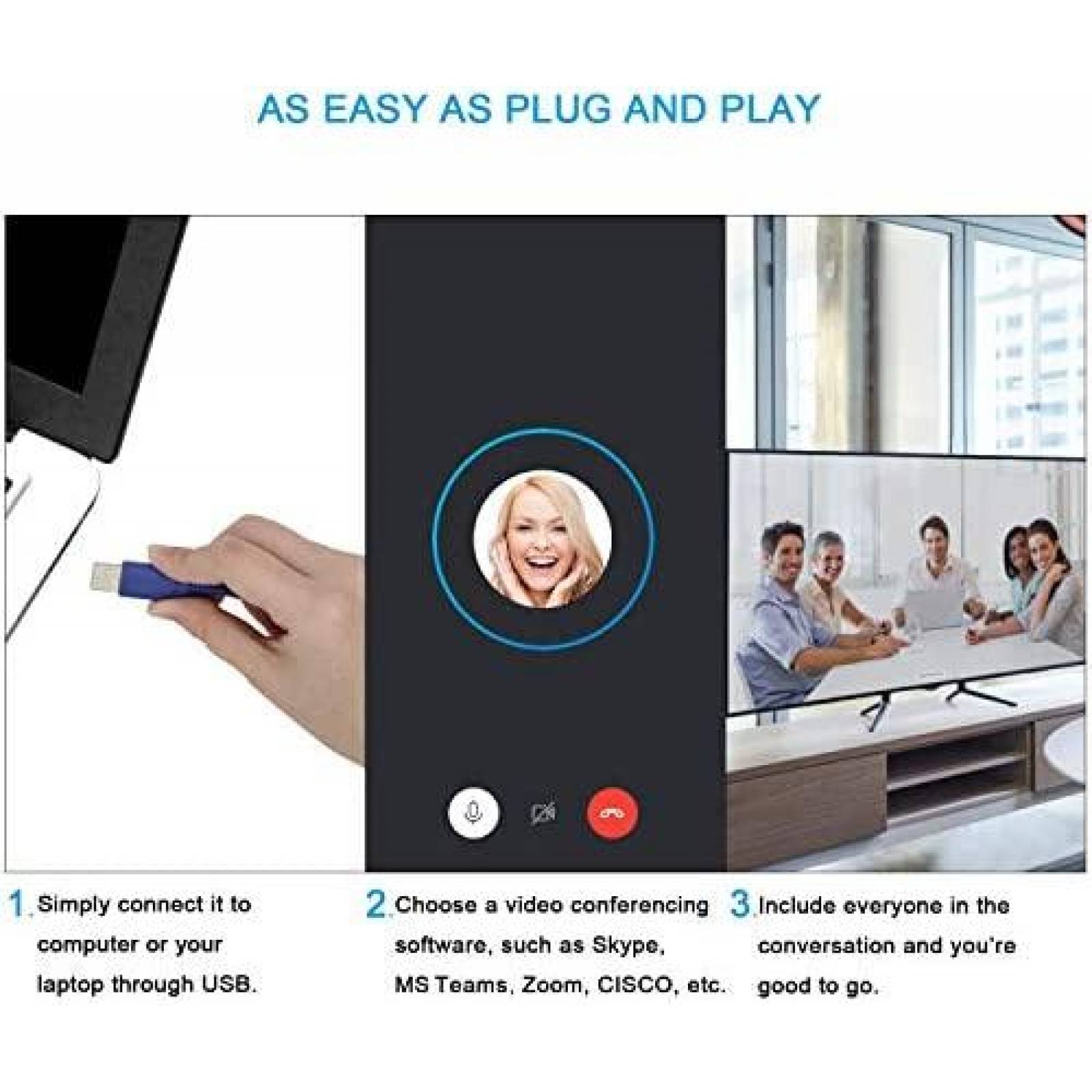 Sistema para Videoconferencias Tenveo TEVO-VA2000 USB PTZ