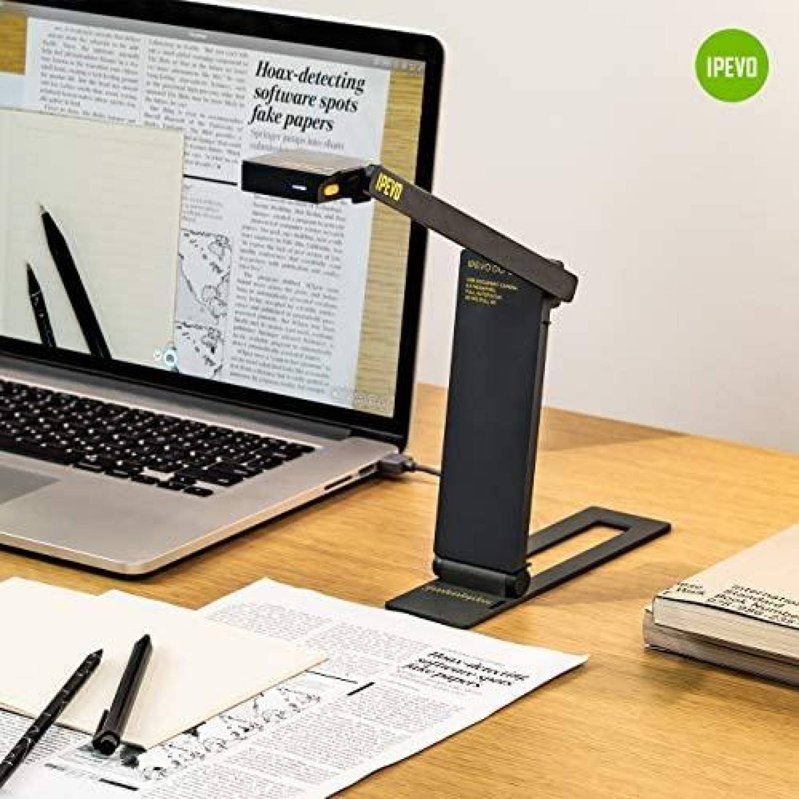 Camara Web IPEVO DO-CAM Portable Compacta 8MP USB -Gris