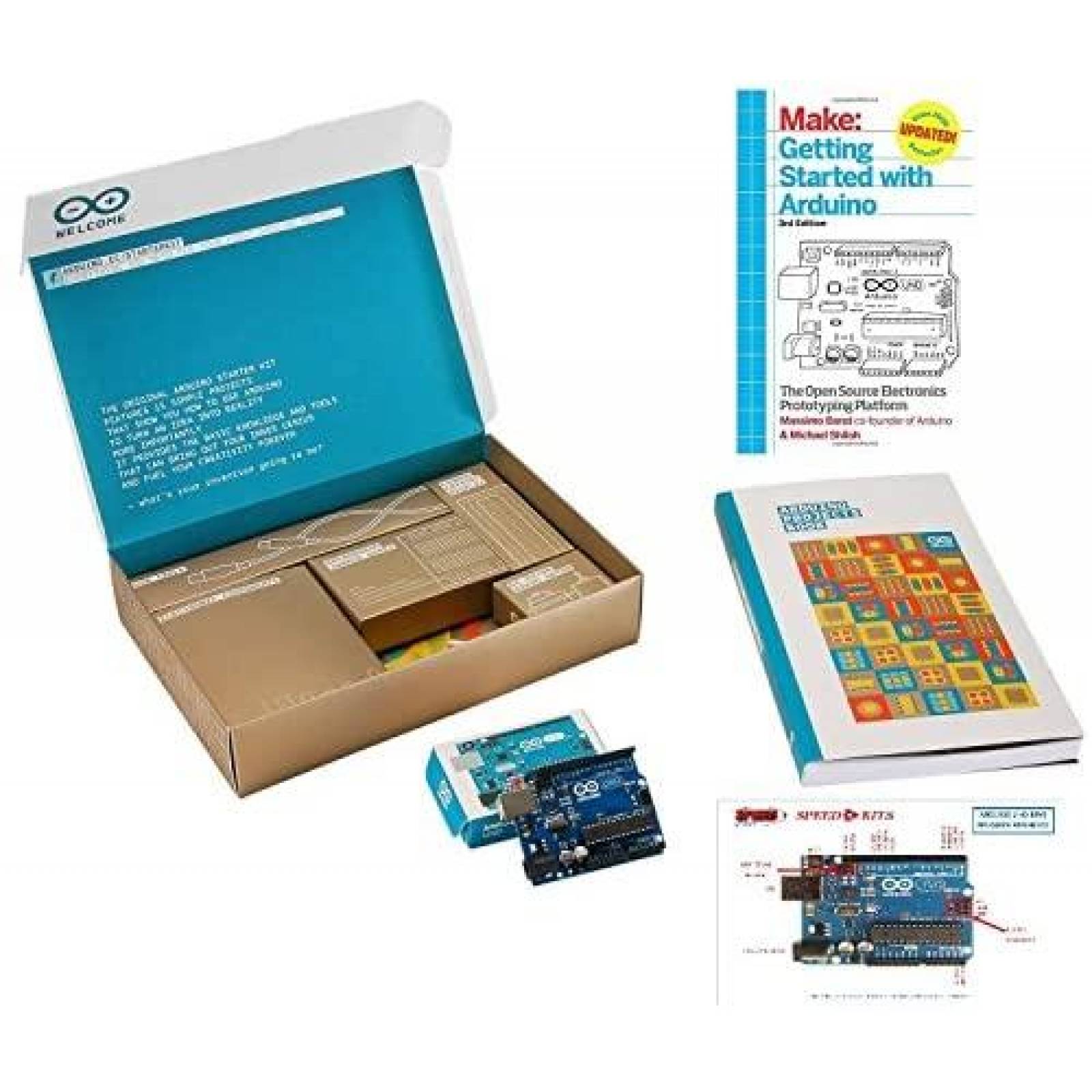 Juego de Electronica Arduino Starter Kit de Fuente Abierta