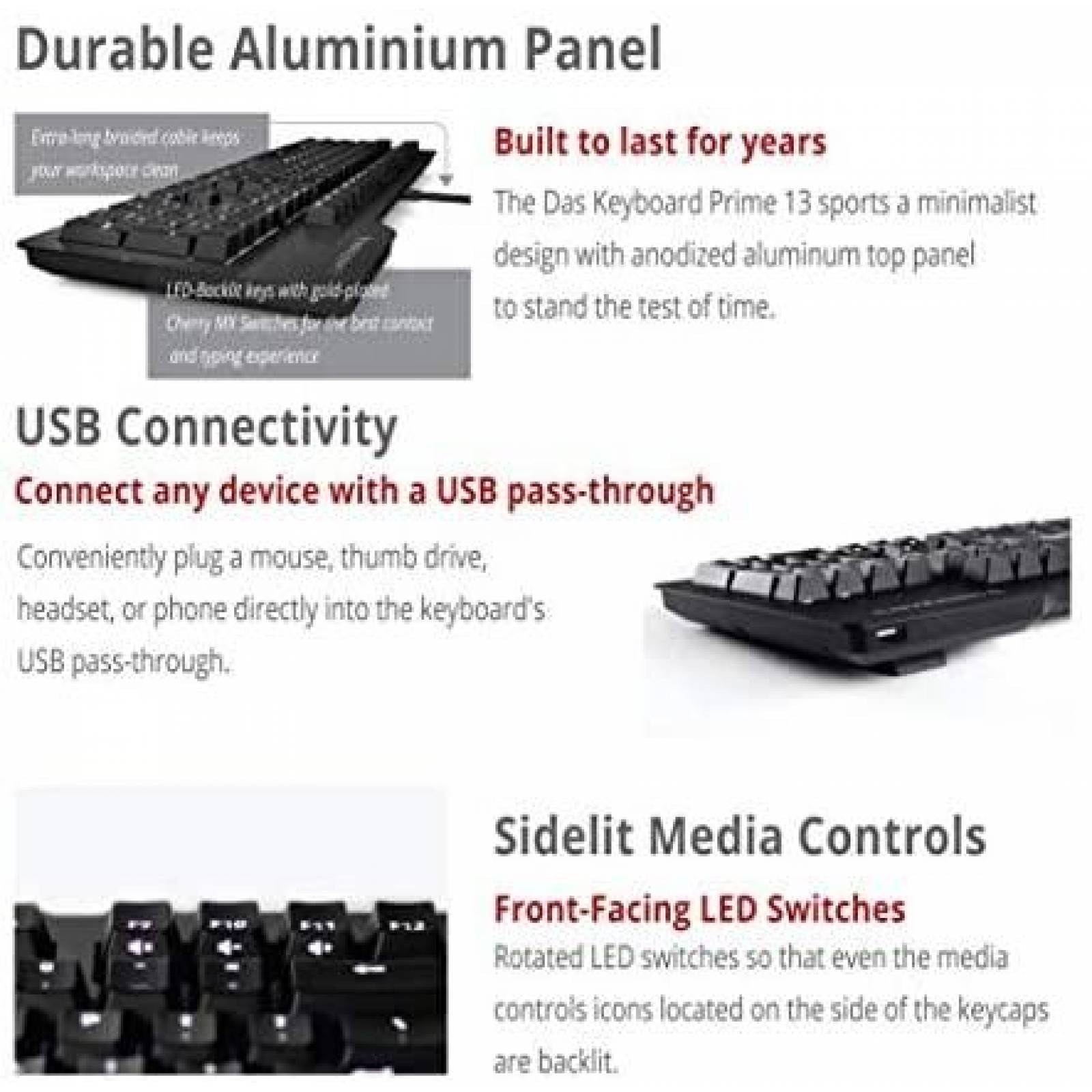 Teclado Das Keyboard Mecanico Cherry MX Retroiluminado