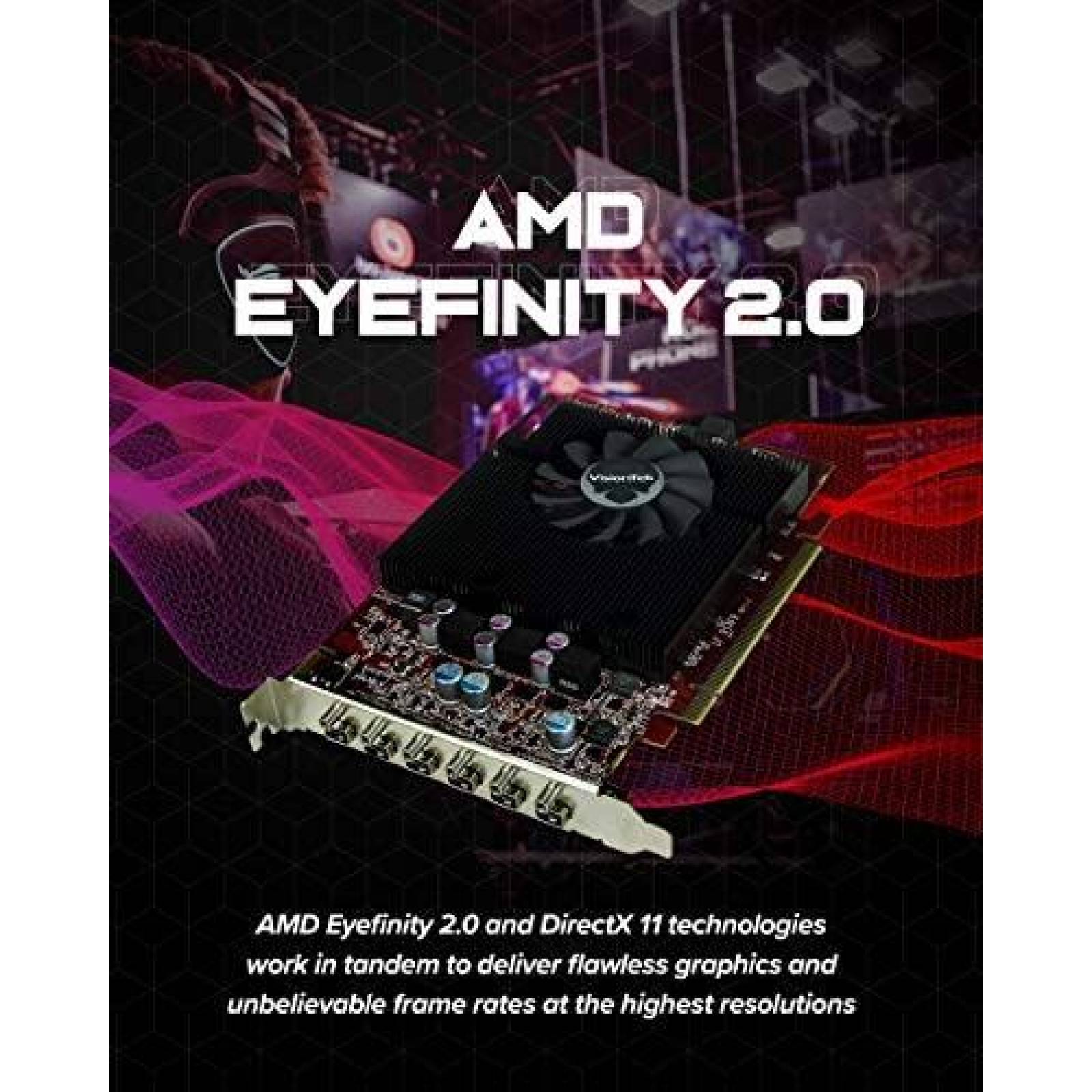 Tarjeta Grafica VisionTek Radeon HD 7750 2GB GDDR5 6 4k