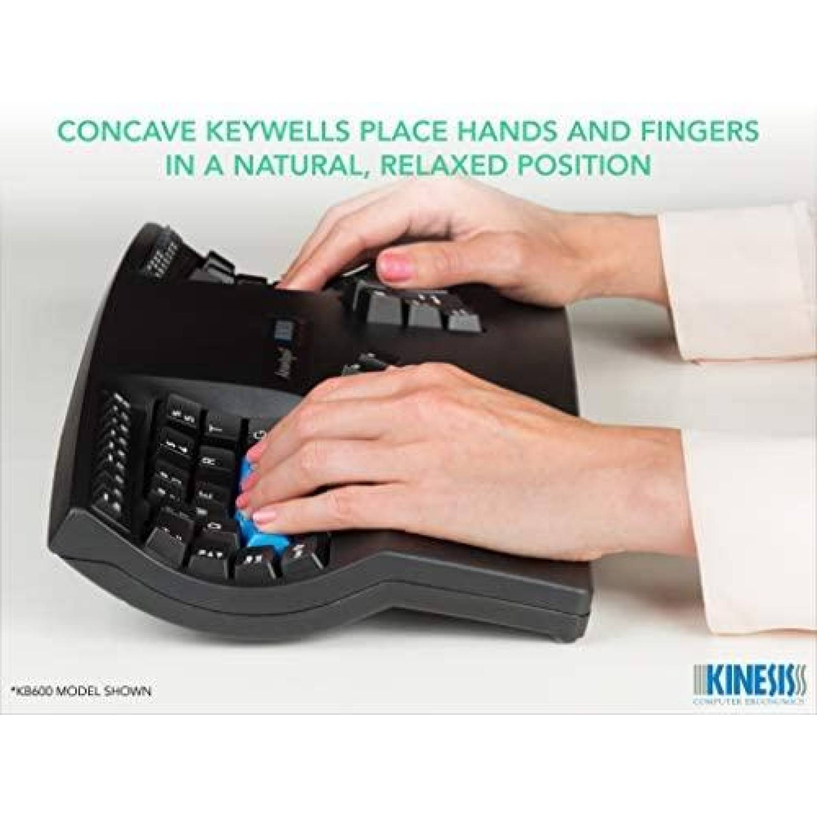 Teclado Kinesis Advantage2 Quiet LF Cherry MX Ergonomico