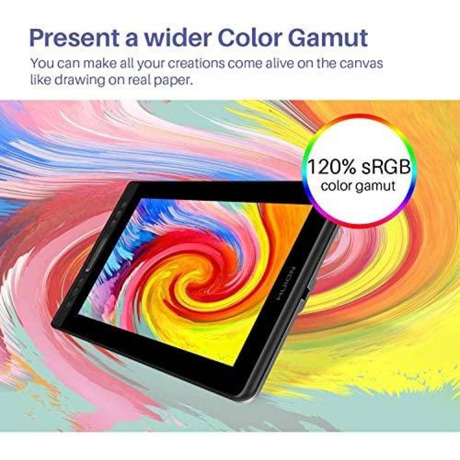 Tablet de Dibujo HUION KAMVAS Pro 13 Pantalla Tactil 13.3"