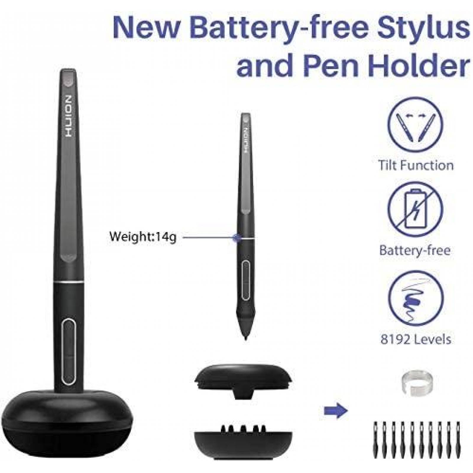 Tablet de Dibujo HUION KAMVAS Pro 13 Pantalla Tactil 13.3"