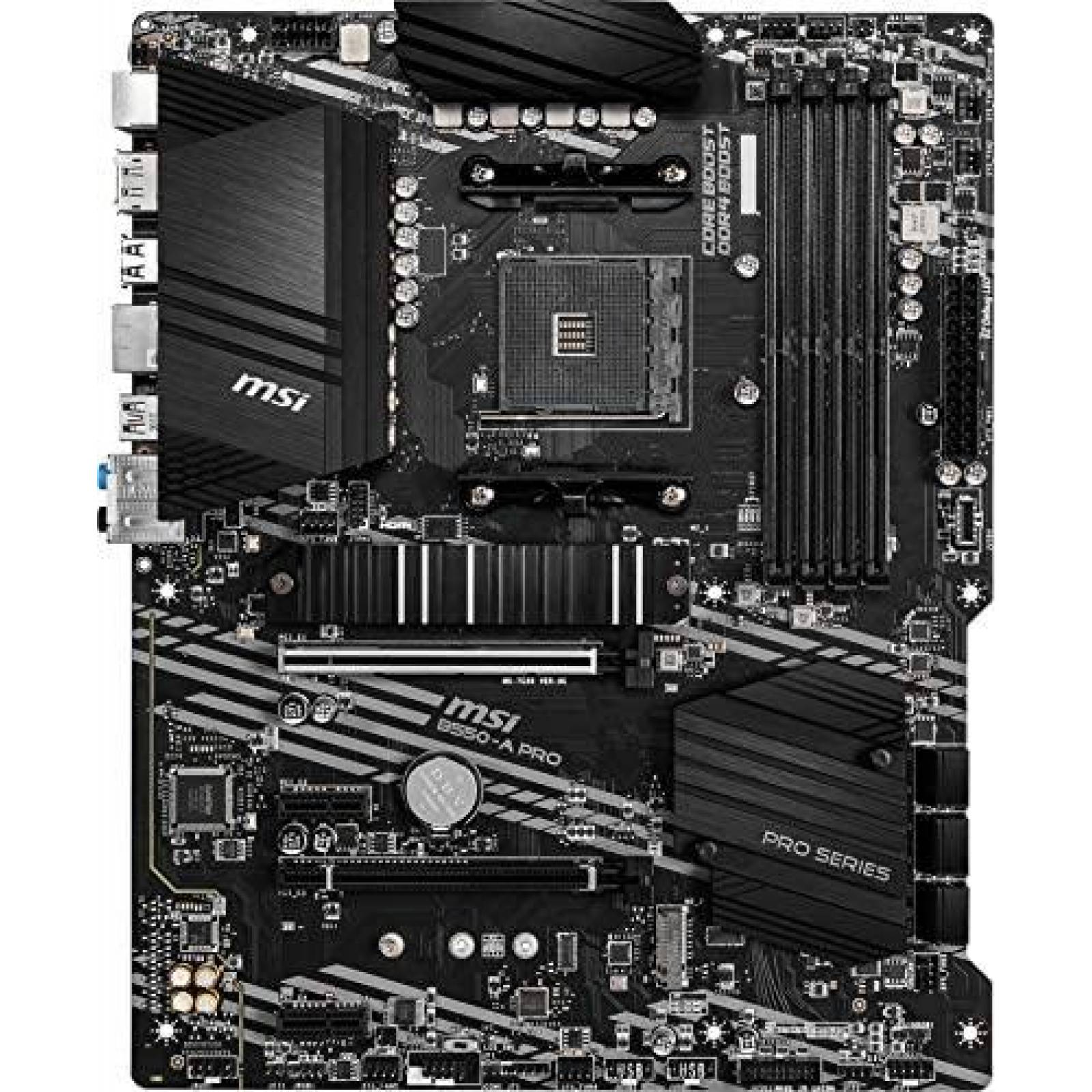 Tarjeta Madre MSI B550-A PRO 128GB 4400 MHz HDMI -Negro