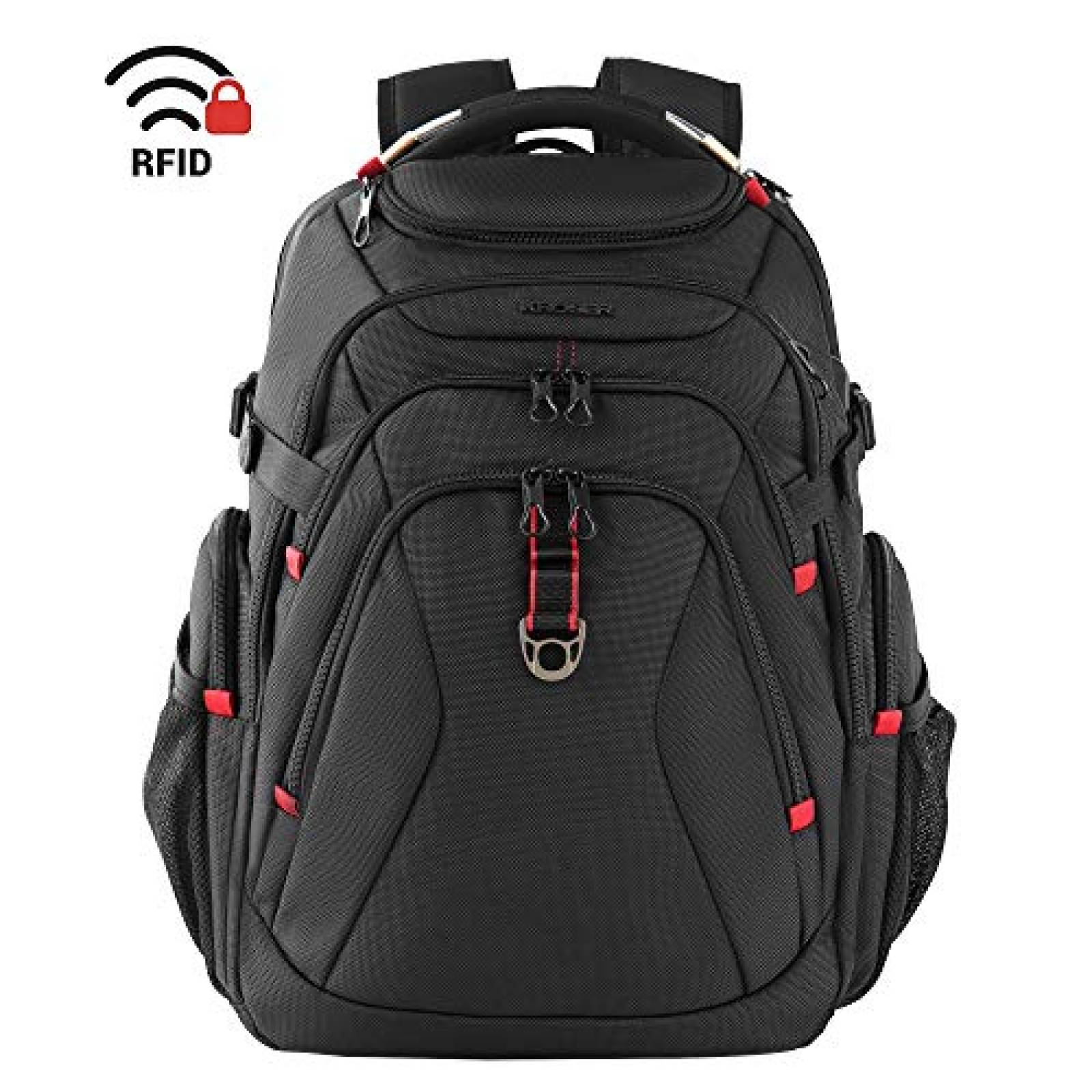 Mochilas KROSER laptop hasta 17.3 puerto de carga USB -Negro 
