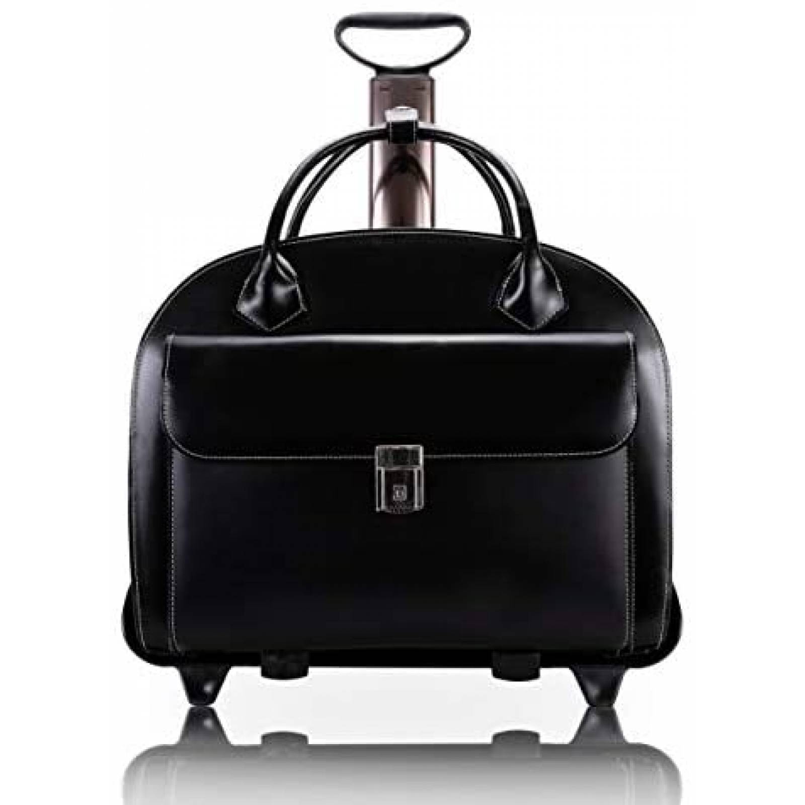 Maletín McKlein USA W Series Cuero vaca 15" -Negro 