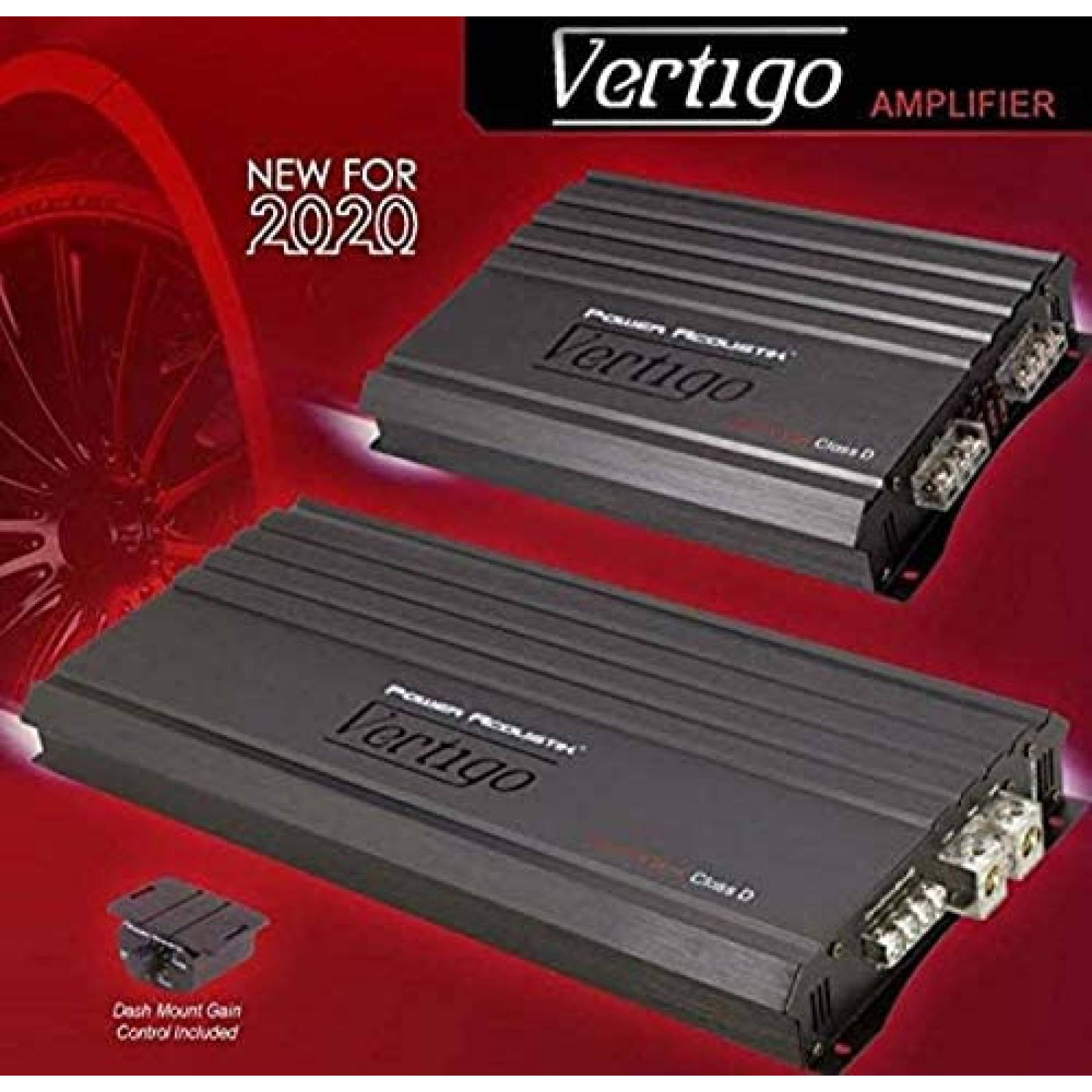 Amplificador Power Acoustik VA1-8000D 8000 Watts -Negro 
