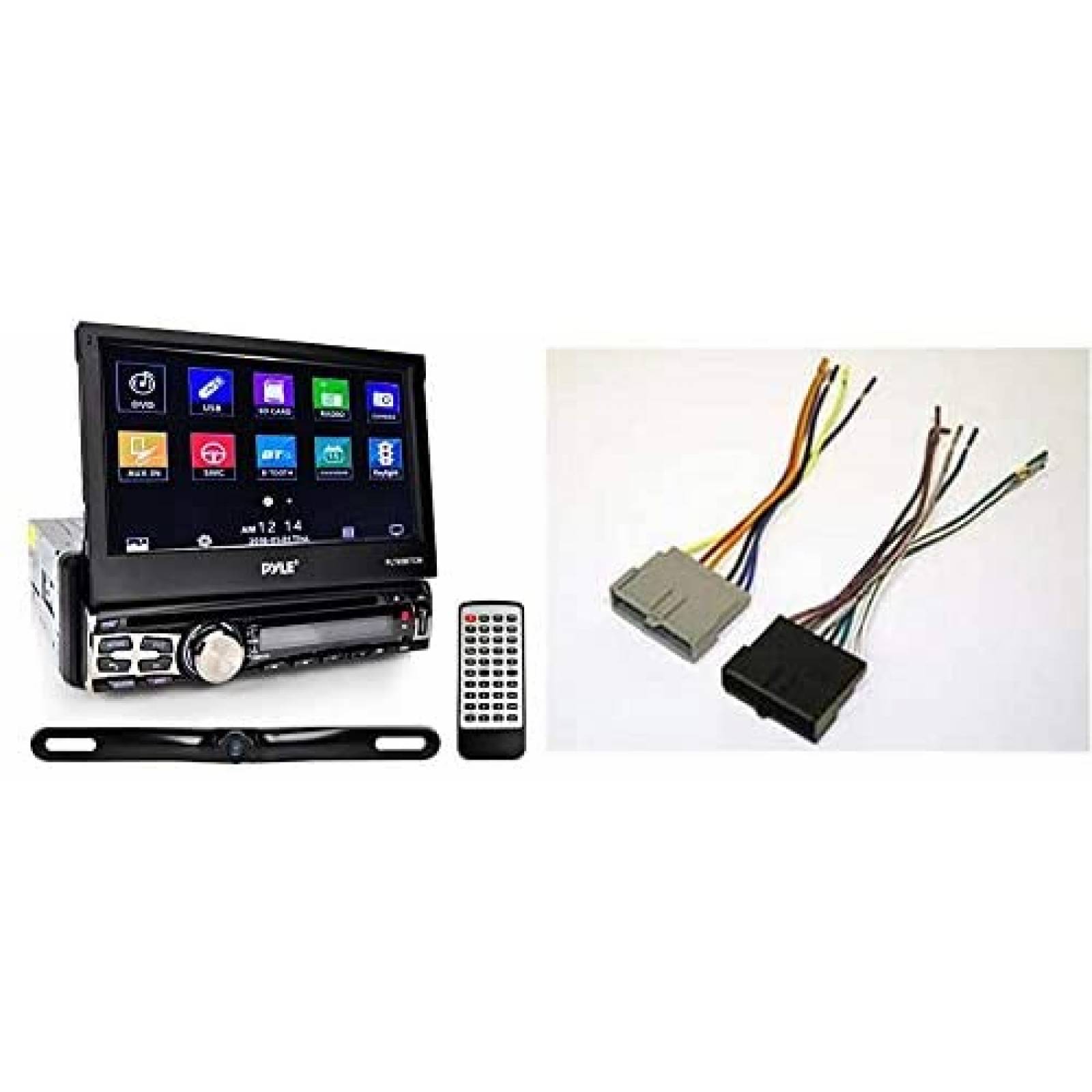 Estéreo para Carro Pyle PLT85BTCM AUX AM FM Bluetooth -Negro