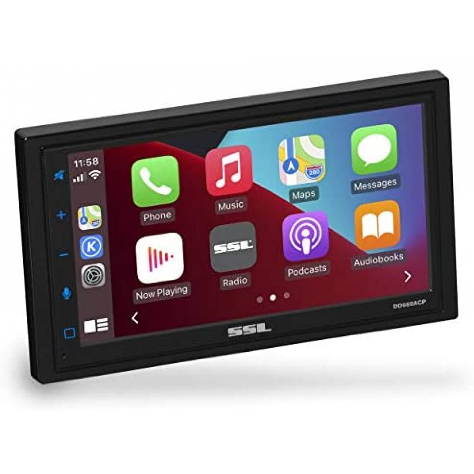 Pantalla tactil SSL DD988ACP para coche bluetooth MP3 -Negro 