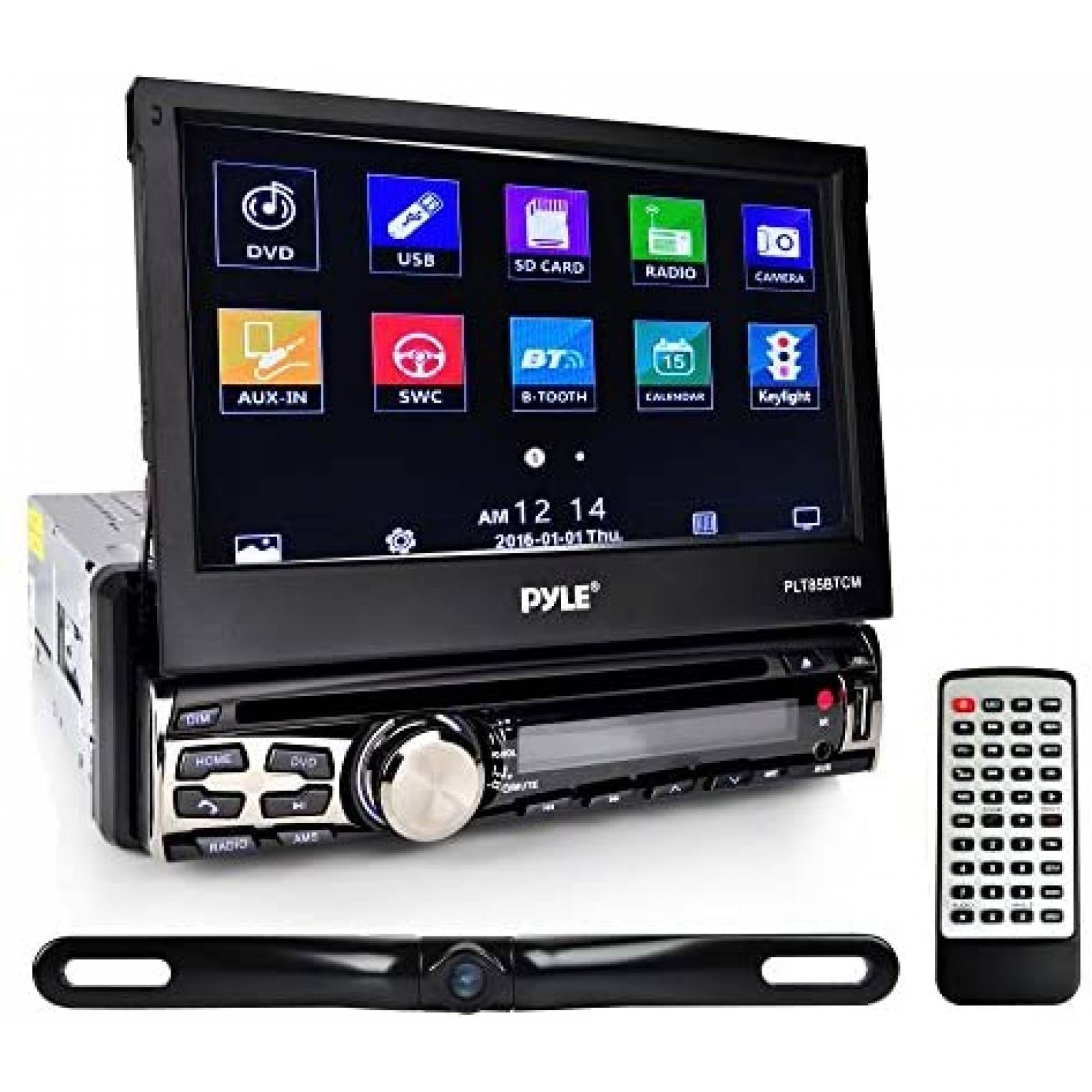 Estereo de Auto con Pantalla Pyle PLT85BTCM 320W -Negro