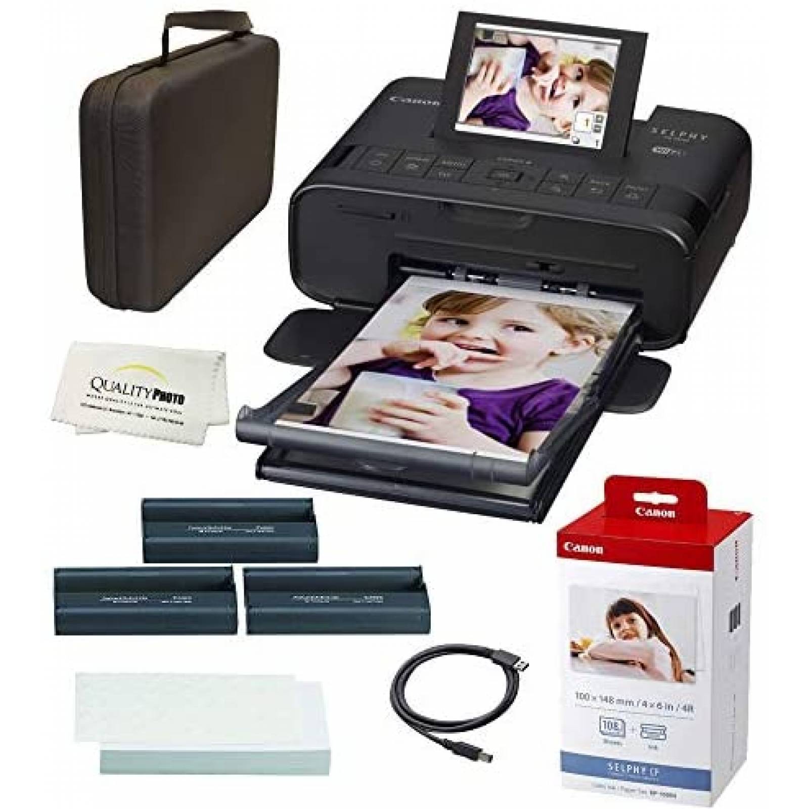 Impresora de Fotos Canon CP1300 Inalámbrica -Negro 