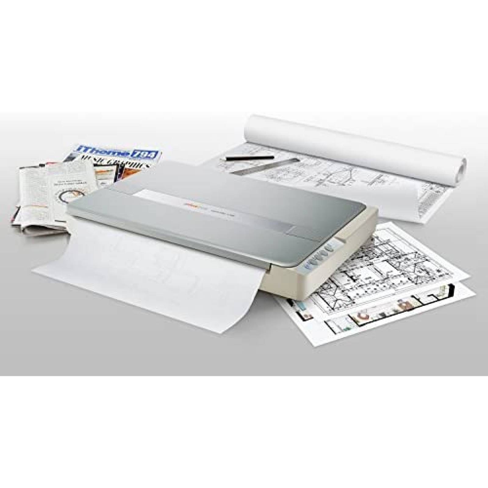 Escáner Plustek OpticSlim 1180 de Document A3 LED 1200 ppp 