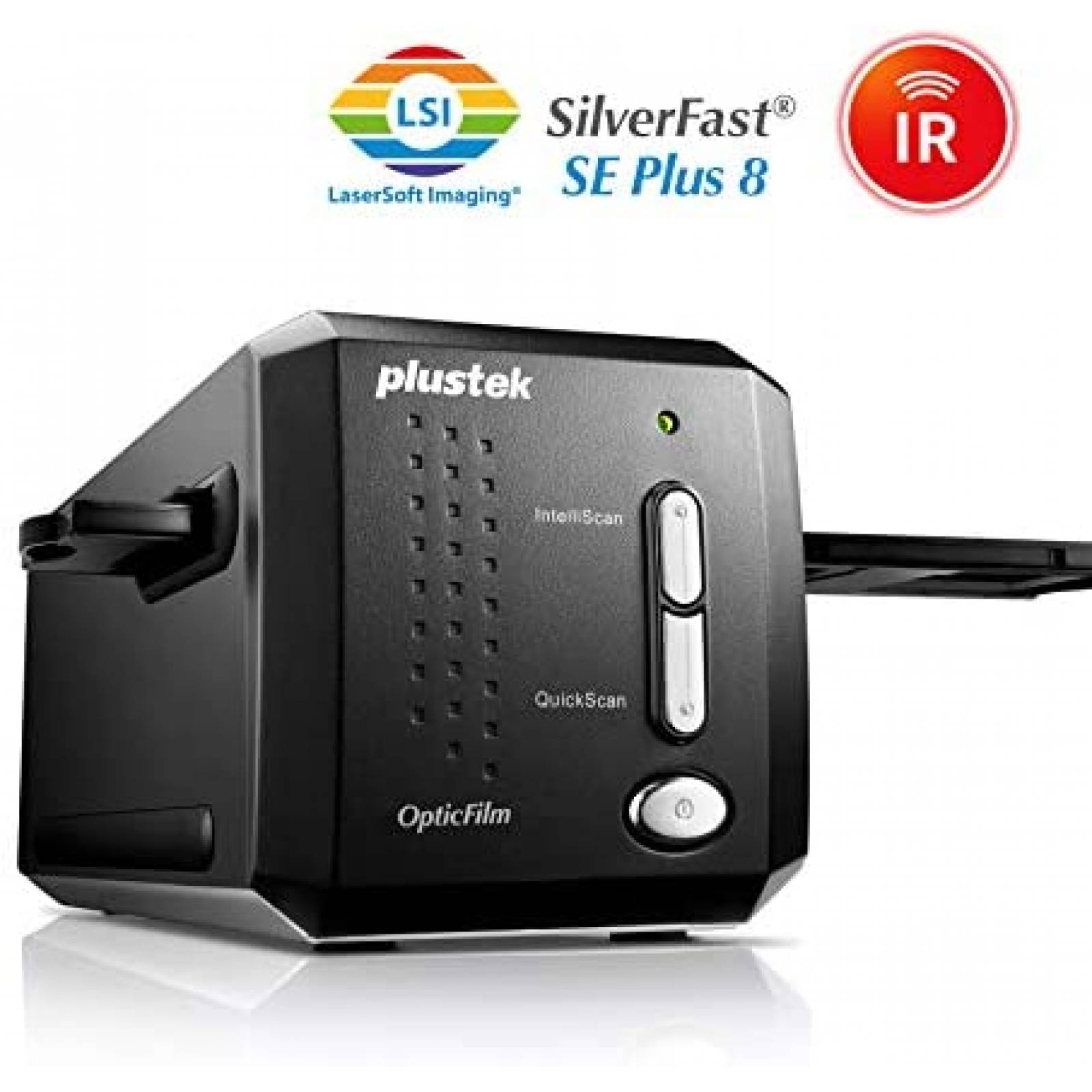 Escáner de Negativos Plustek 8200I SE 35mm 7200 dpi -Negro 