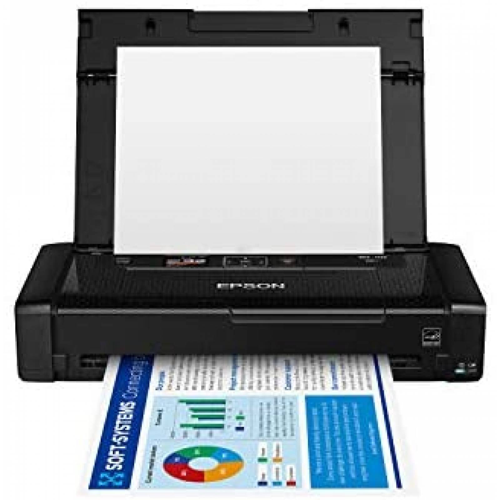 Impresora Epson WF-110 Inalámbrica Activada por Voz -Negro 