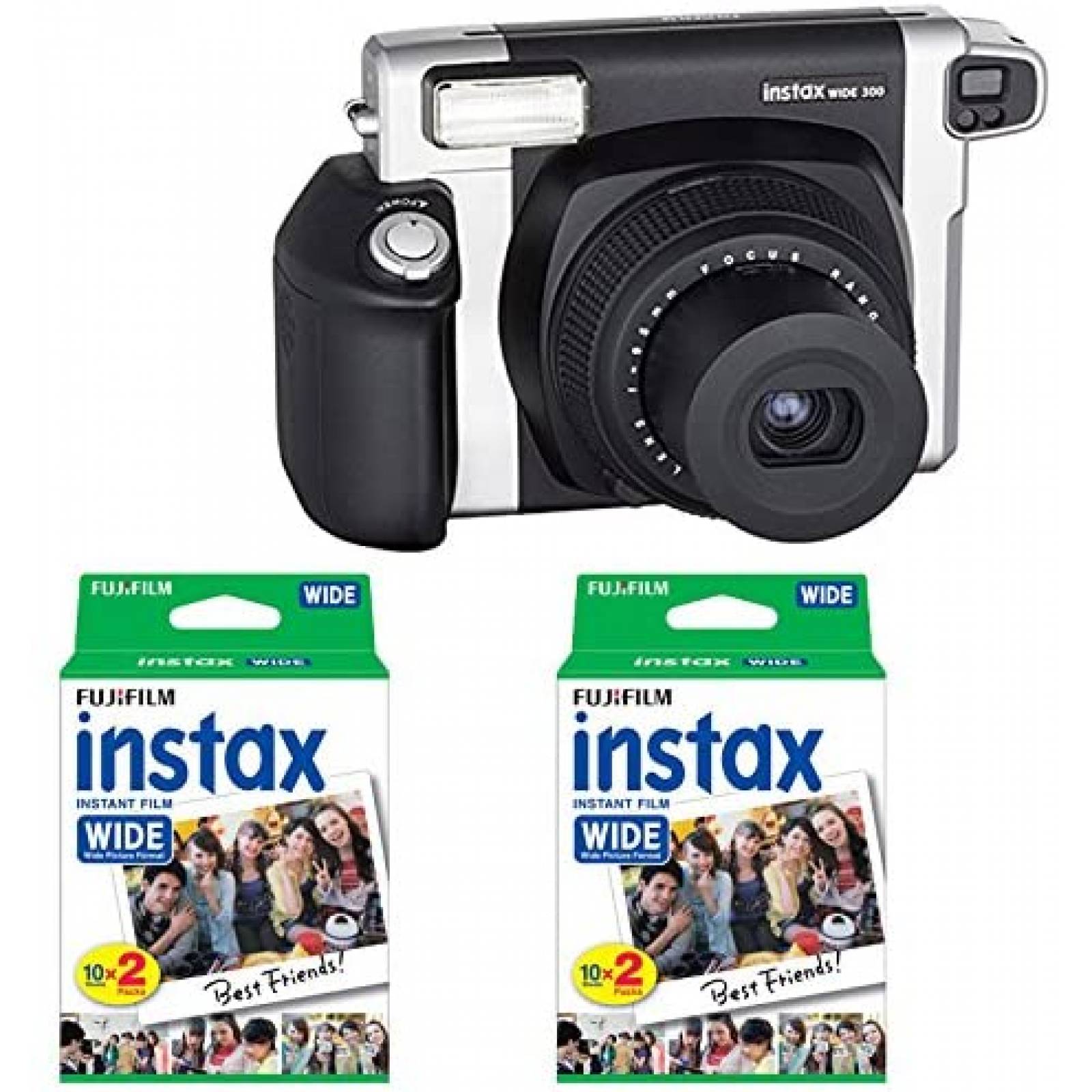 Cámara Instantánea Fujifilm INSTAX con 2 Paquetes de Hojas