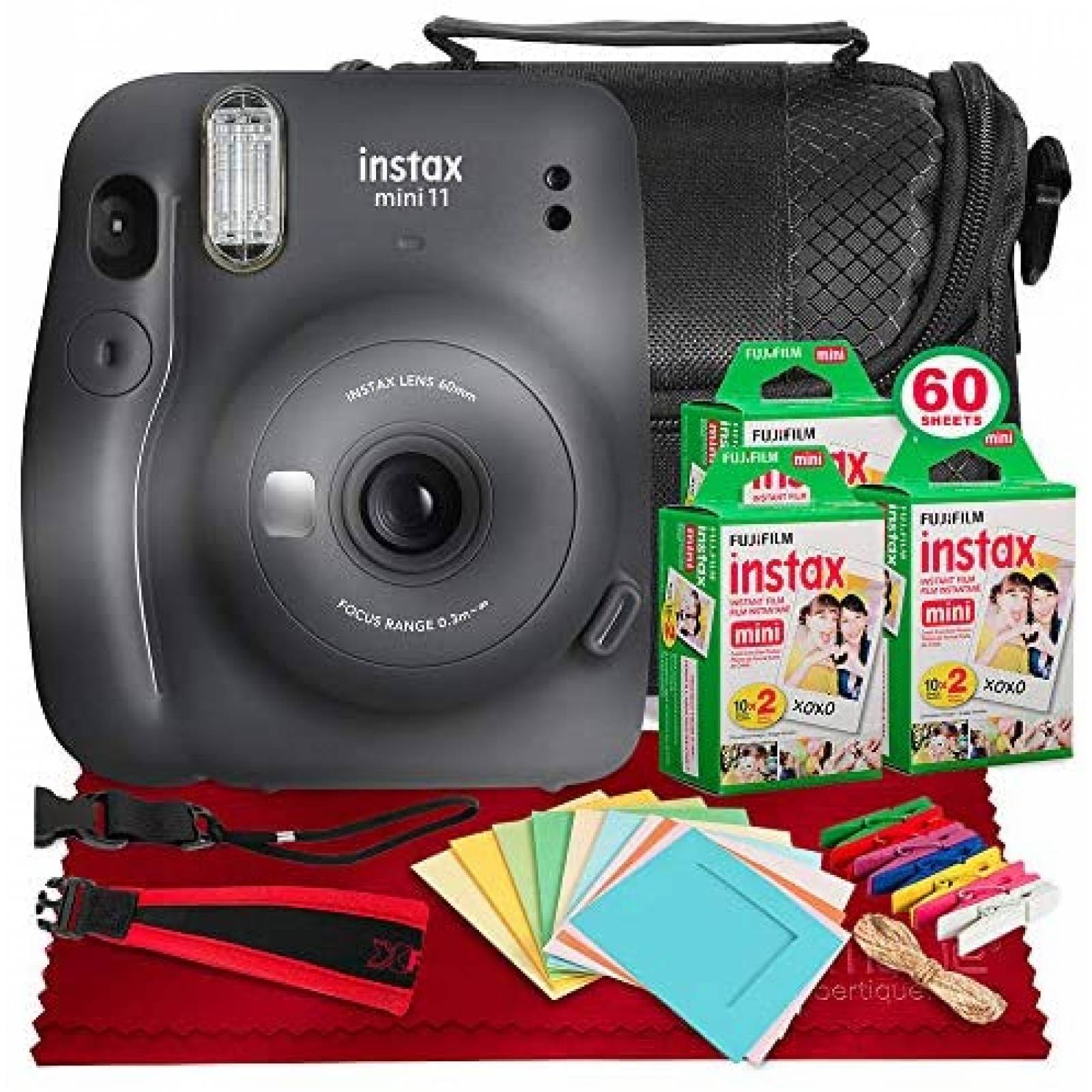 Kit Cámara Instantánea Fujifilm INTAX Mini 11 Más Accesorios