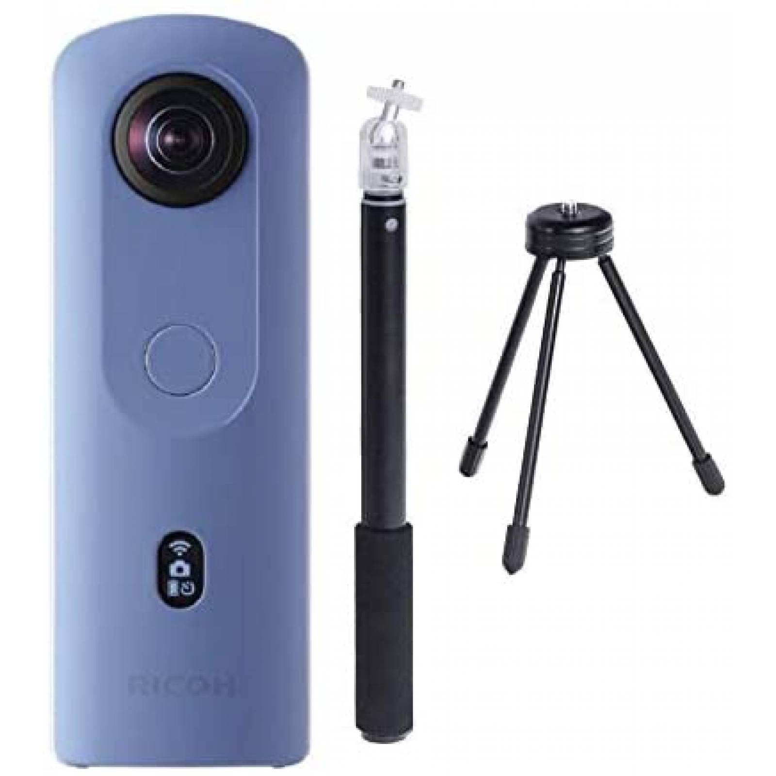 Cámara Ricoh Theta SC2 4K 360 Grados 1'' Bluetooth -Azul 