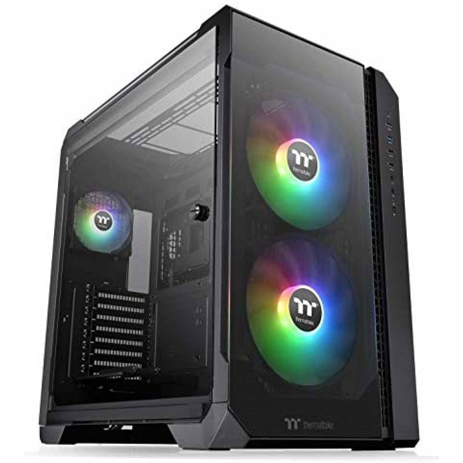 Gabinete Thermaltake Tarjeta Madre Gamer RGB -Negro 