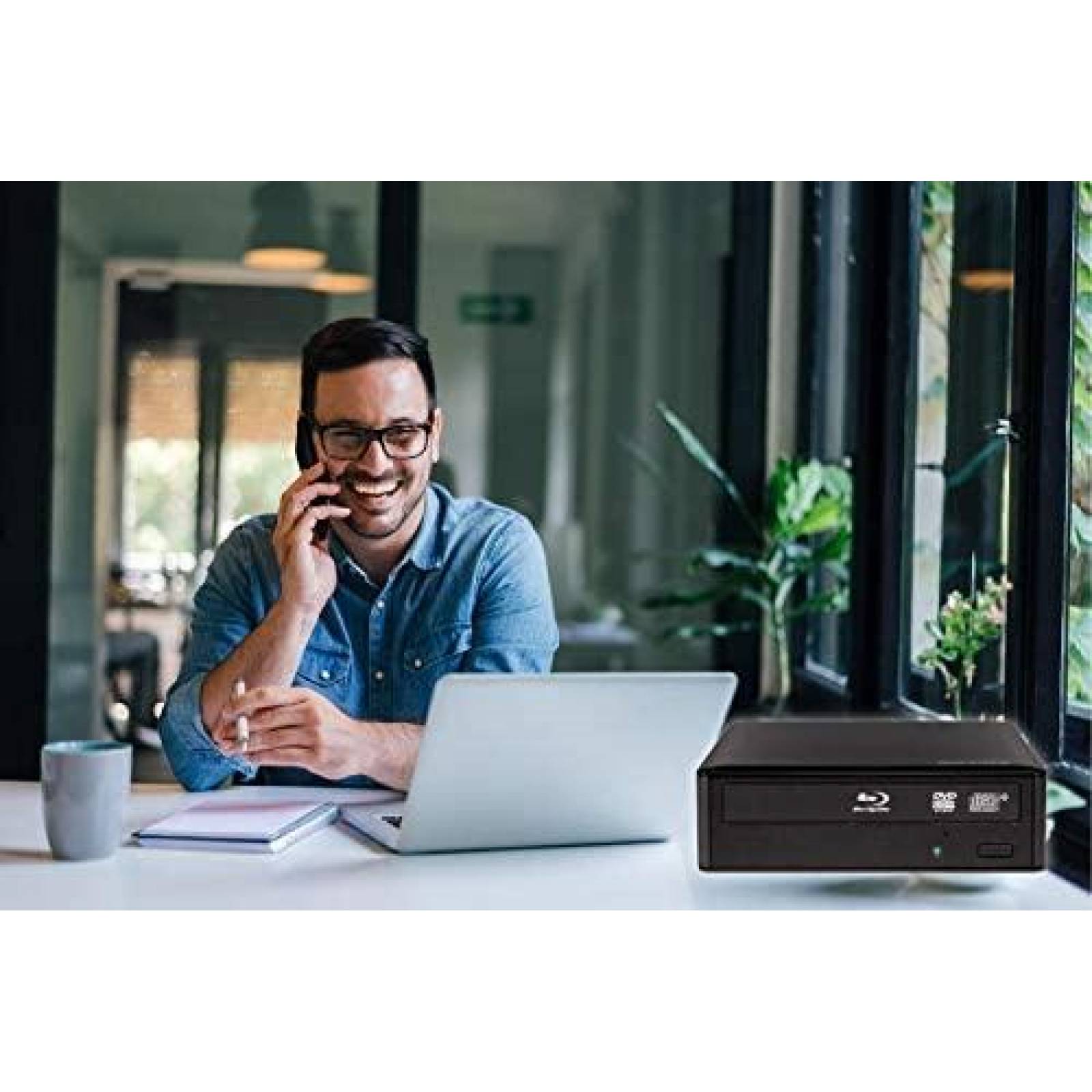 Grabadora de Blu-Ray BUFFALO BRXL-16U3 USB Mac OS -Negro