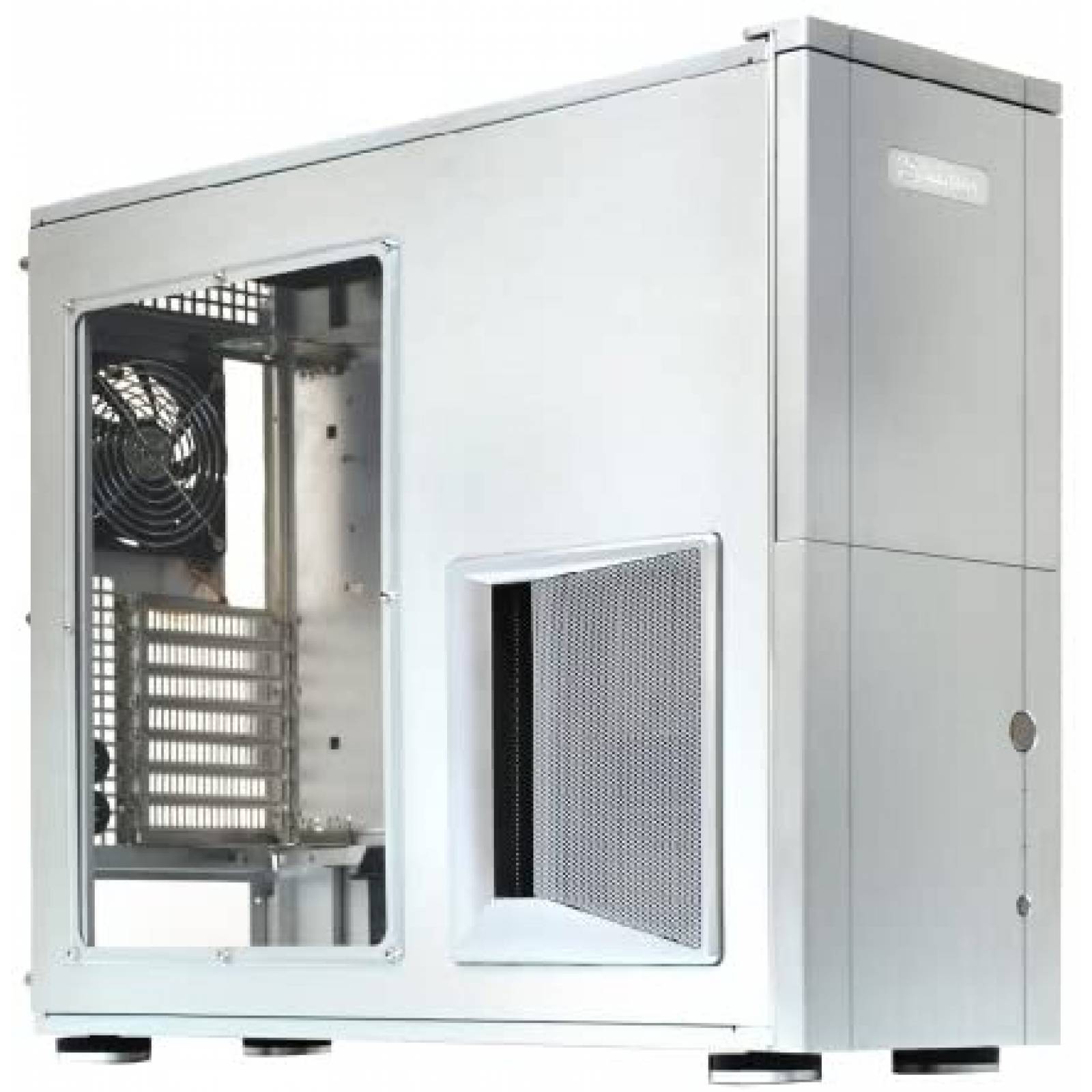Gabinete de PC Silverstone TJ10-SW de Aluminio -Plata 