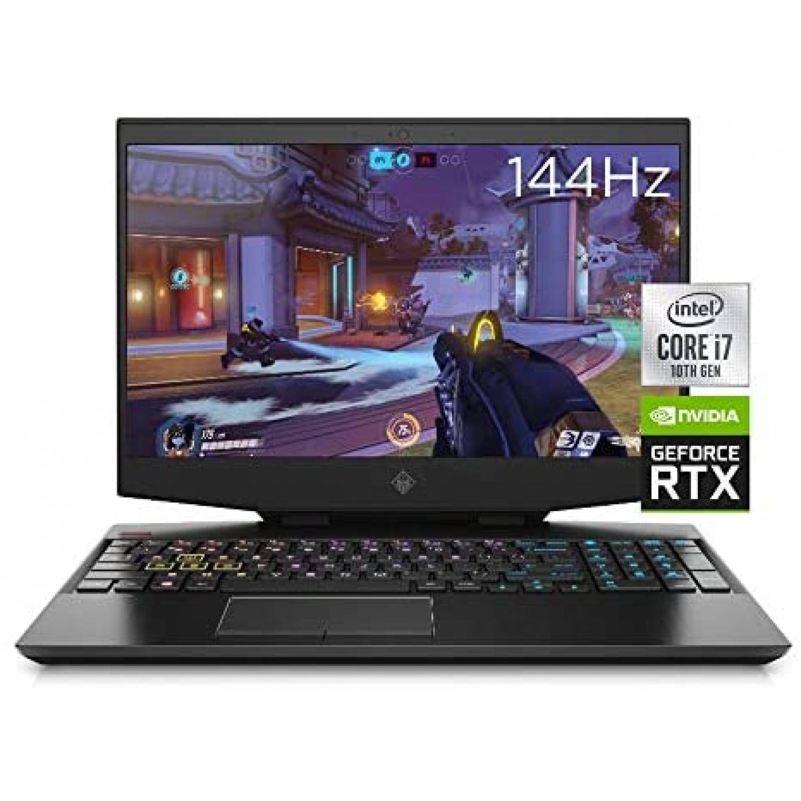 Laptop Gamer HP OMEN 15 15.6'' i7 16GB 512GB RTX 2070 Max-Q
