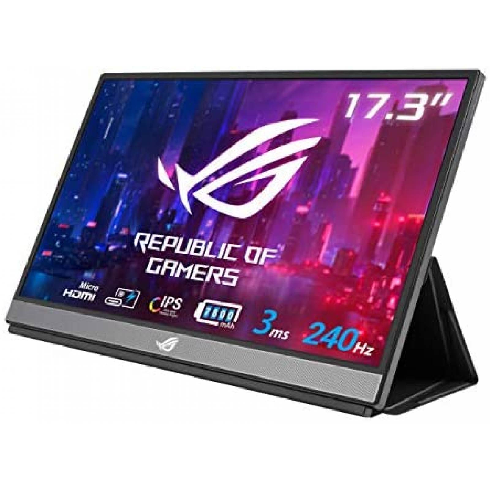 Monitor Gamer ASUS ROG Strix 17.3" Portátil 1080p -Negro