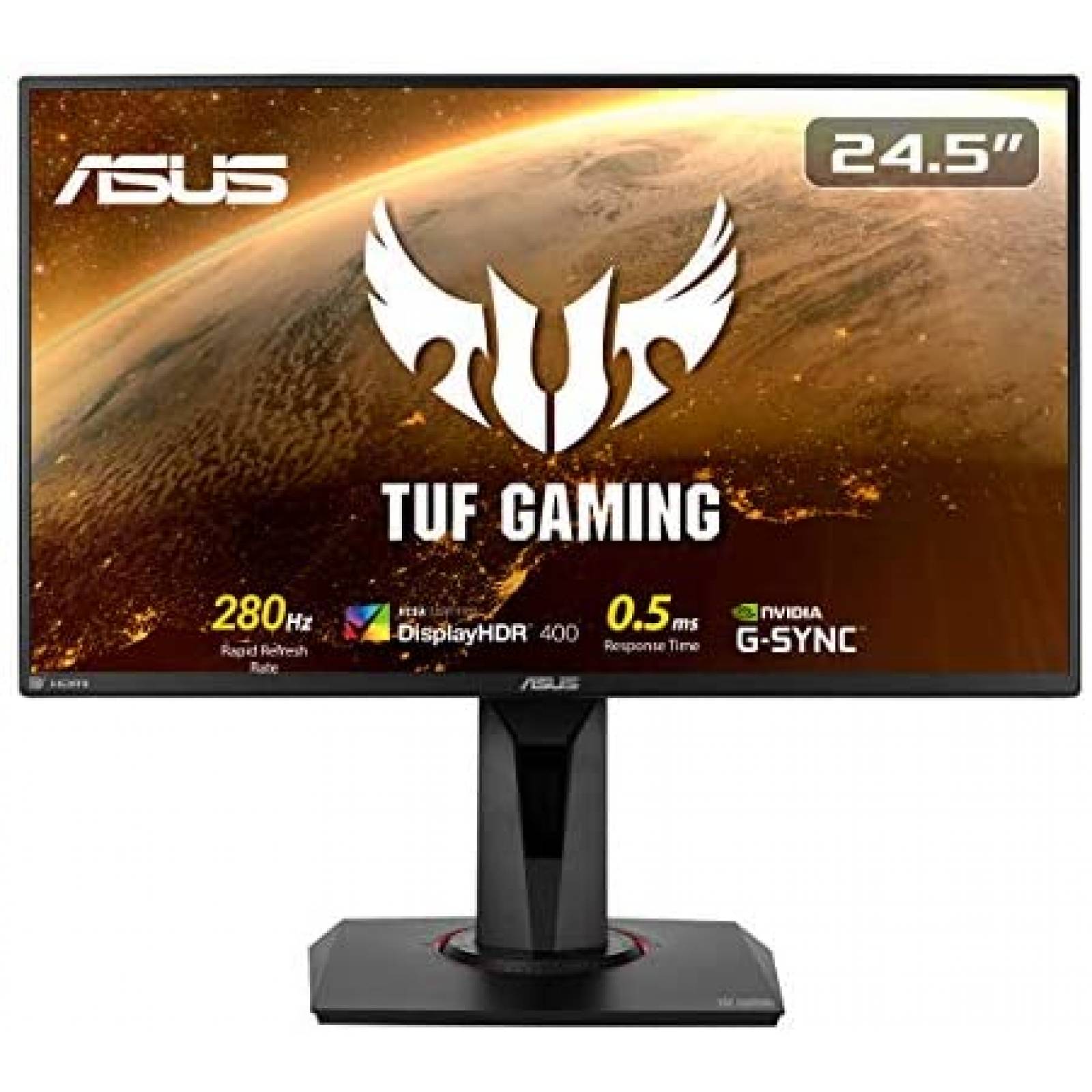 Monitor Gamer Asus TUF Gaming 24.5'' 1080P HDR HDMI -Negro