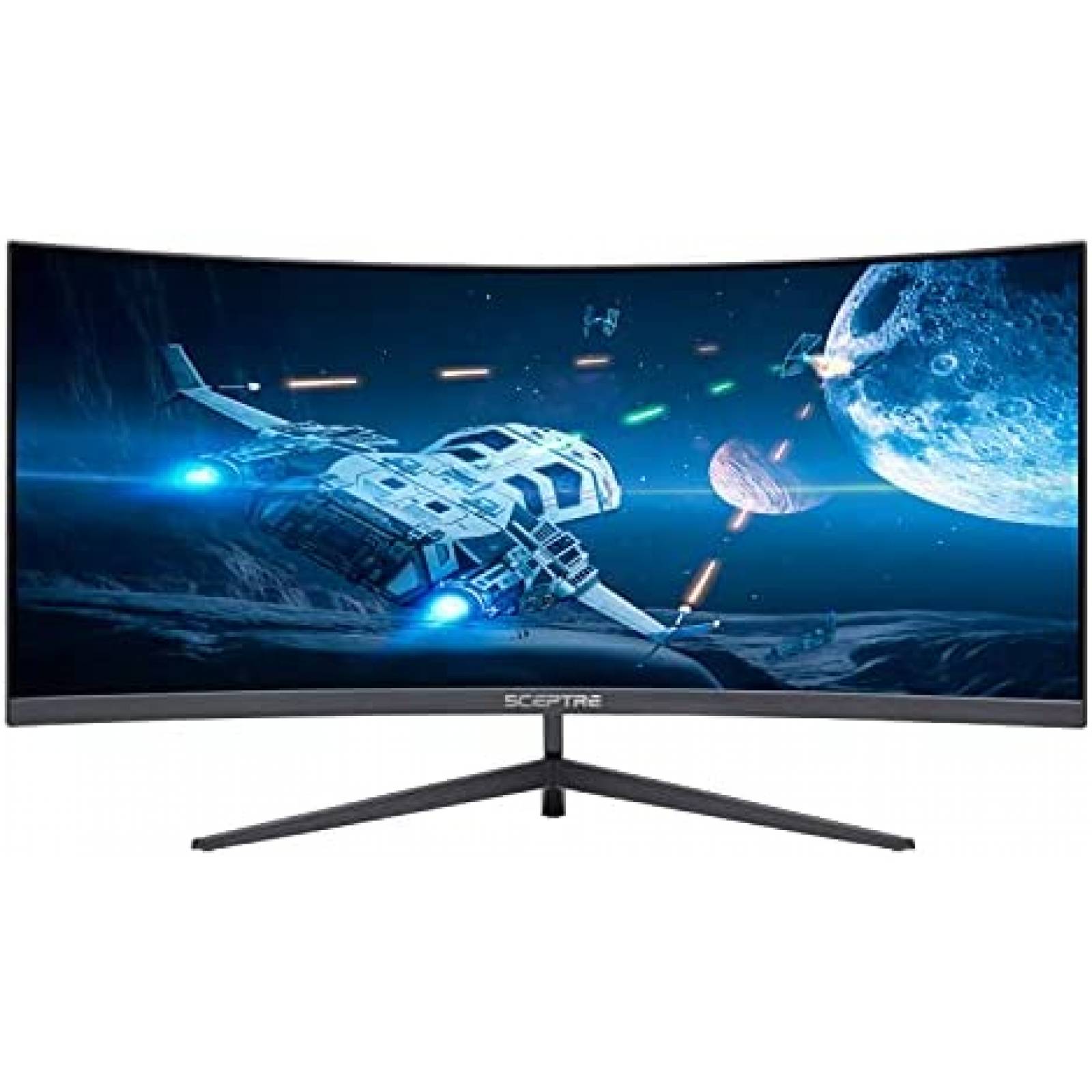 Monitor Sceptre Curvado de 30'' Ultra Ancho HDMI + Altavoces