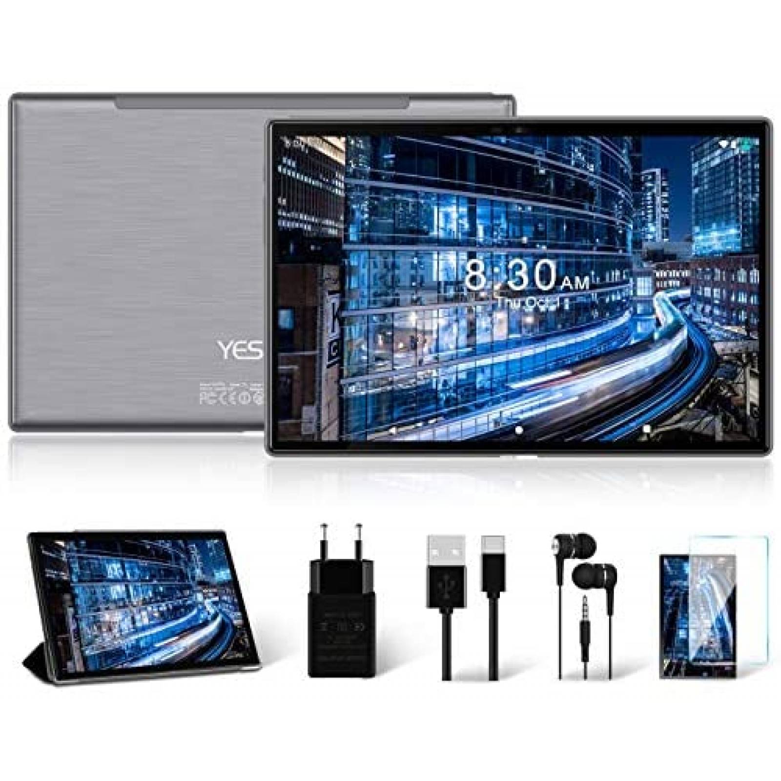 Tablet YESTEL T5 10.1'' 4G LTE con 3GB RAM + 64GB -Gris