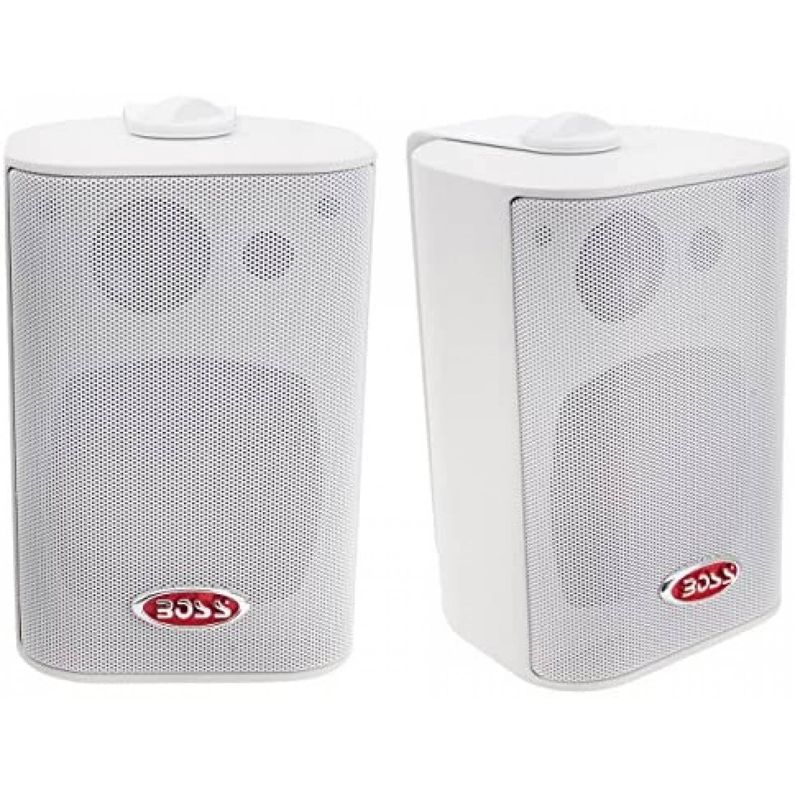 Par de Bocinas BOSS Audio Systems 3 vías de 10.16 cm -Blanco 