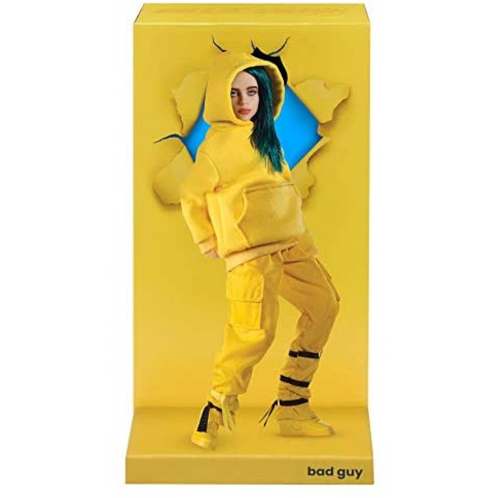 Muñeca Billie Eilish Bad Guy 10.5'' Articulada -Amarillo 