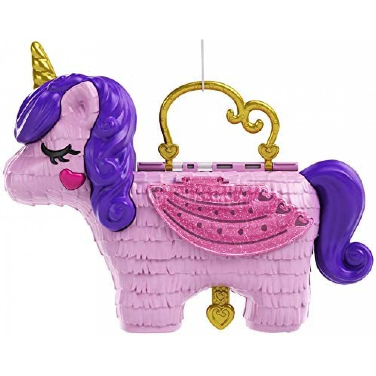 Unicornio de Juguete Polly Pocket Incluye 25+ Sorpresas 