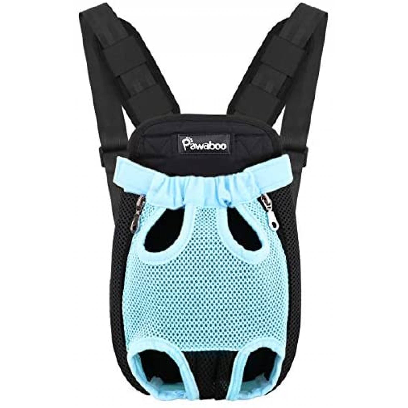 Portador de Mascotas Pawaboo M Cómodo a Detalle -Azul 