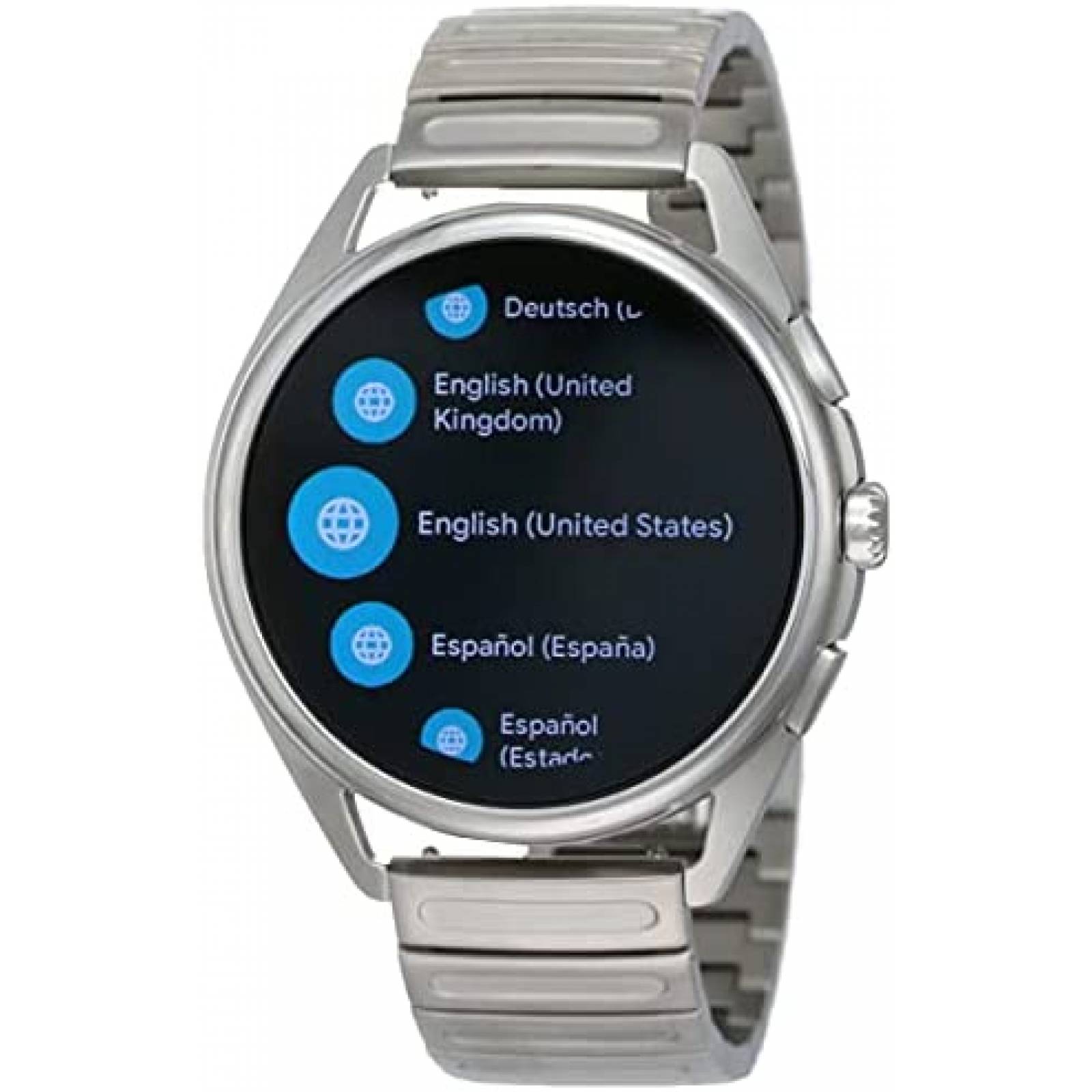 Smartwatch Emporio Armani USB GPS Acero Inoxidable -Plateado 