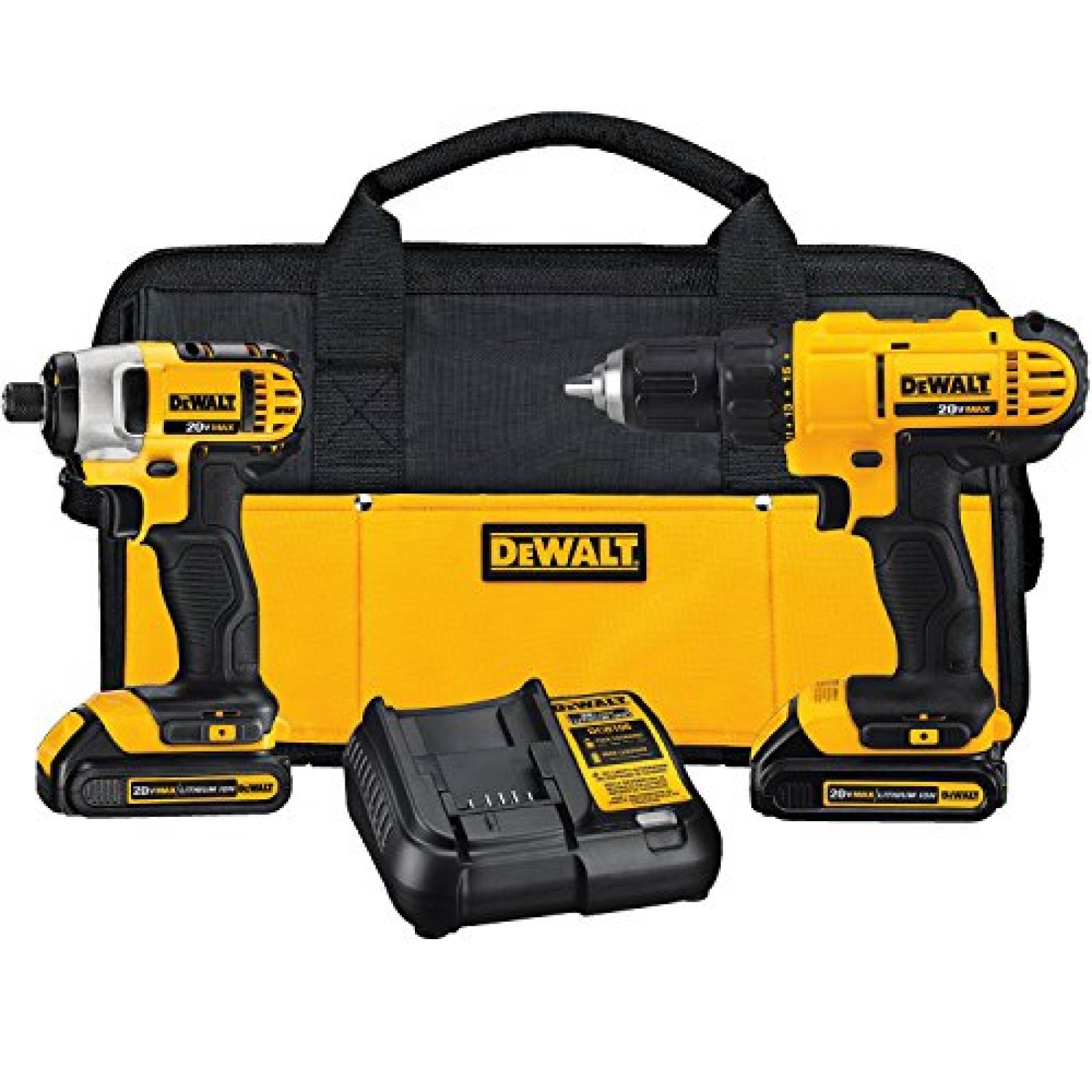 Kit de Taladro y Atornillador DEWALT DCK240C2 Inalámbrico 