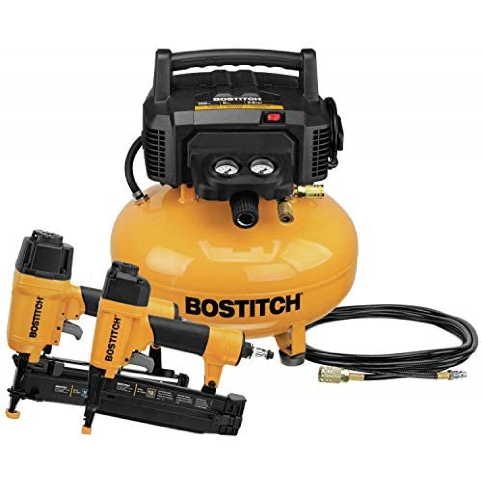 Compresor de Aire BOSTITCH BTFP2KIT 6gal 110V 25ft -Amarillo 