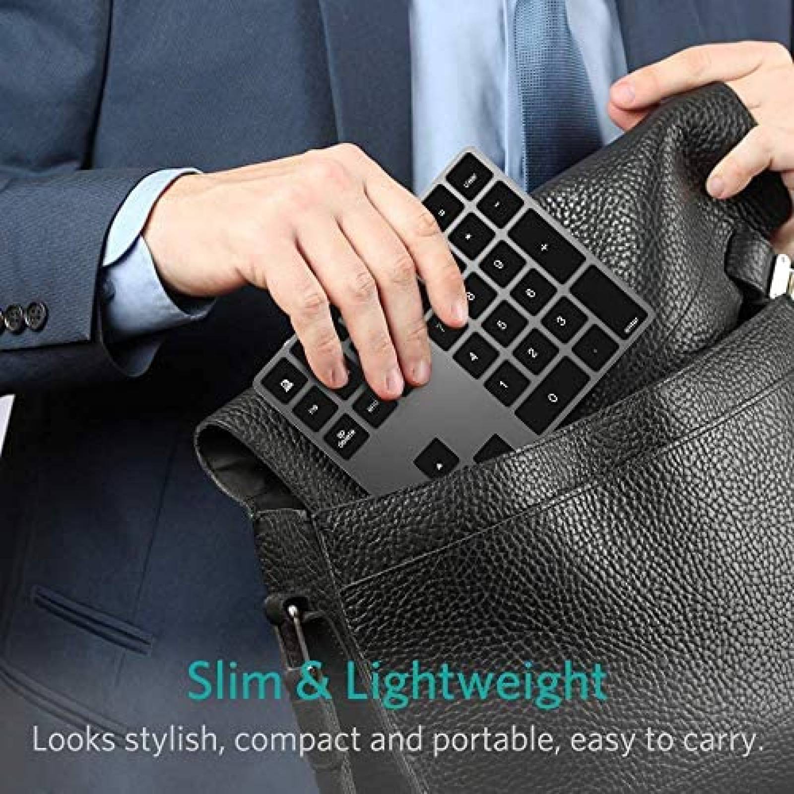 Teclado Numerico IKOS 34 Teclas Bluetooth para Windows iMac