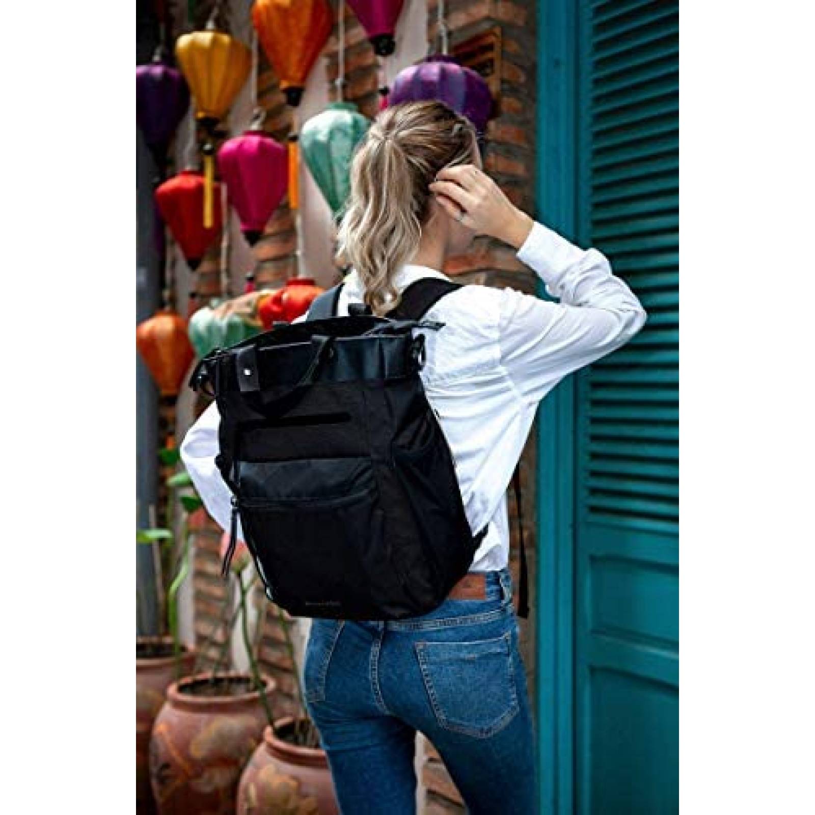 Mochila Sherpani Soleil para Laptop de 14'' -Negro