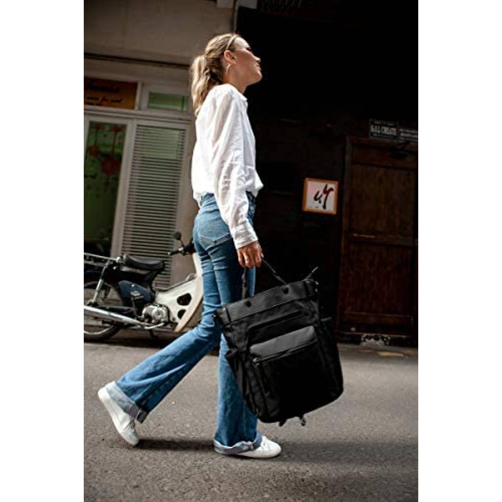 Mochila Sherpani Soleil para Laptop de 14'' -Negro