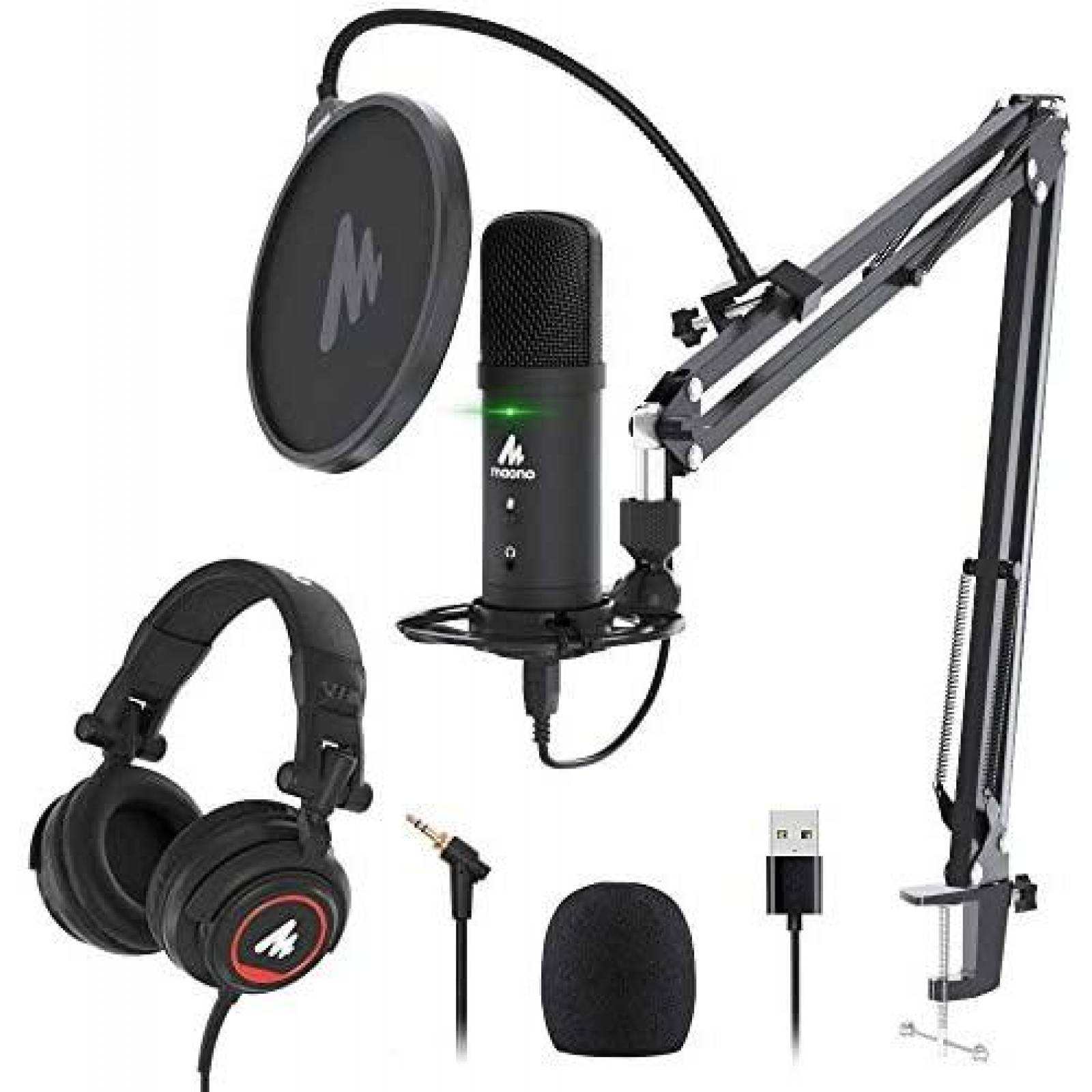 Microfono MAONO AU-PM401H USB Profesional para YouTube