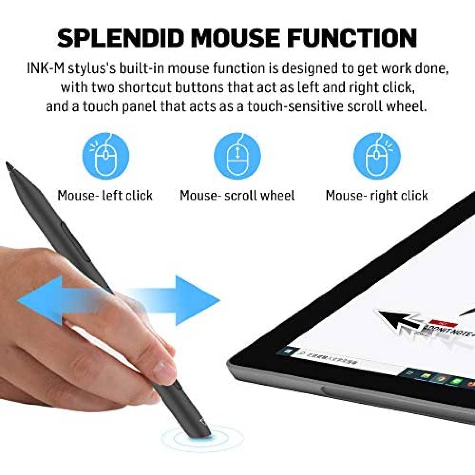 Touch Pen Adonit Ink-M Compatible Para Microsoft Surface