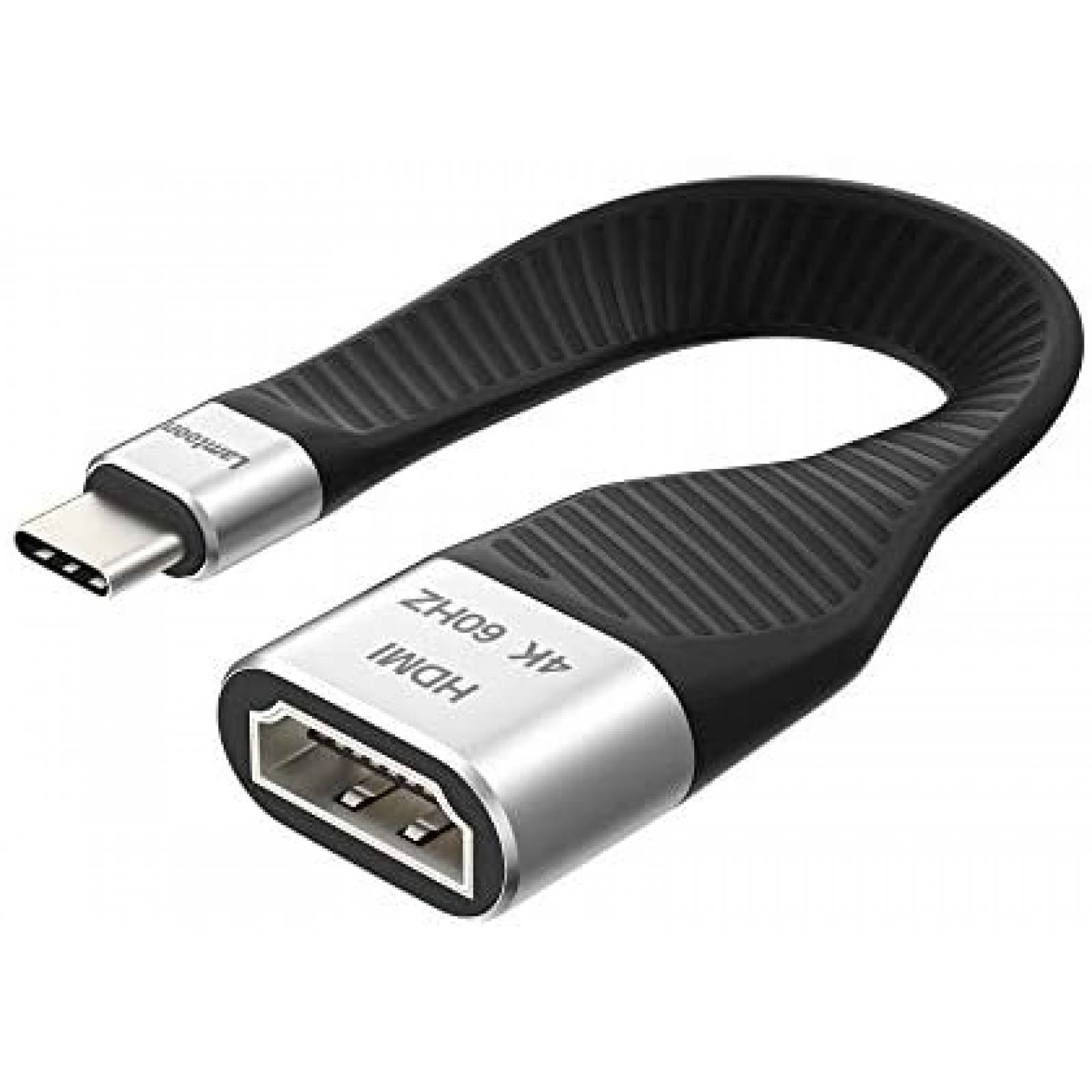 Adaptador LamToon USB C a HDMI 4K 60Hz Thunderbolt 3 -Negro